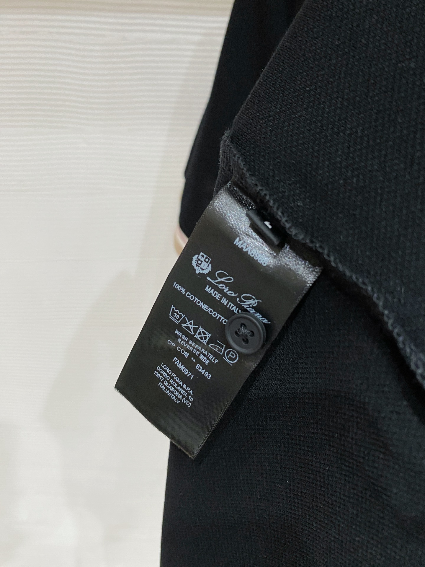 🌟 Loro piana# 26春夏 专属标识Polo衫短袖T恤 经典的翻领裁剪工艺从未停止.既不单调也