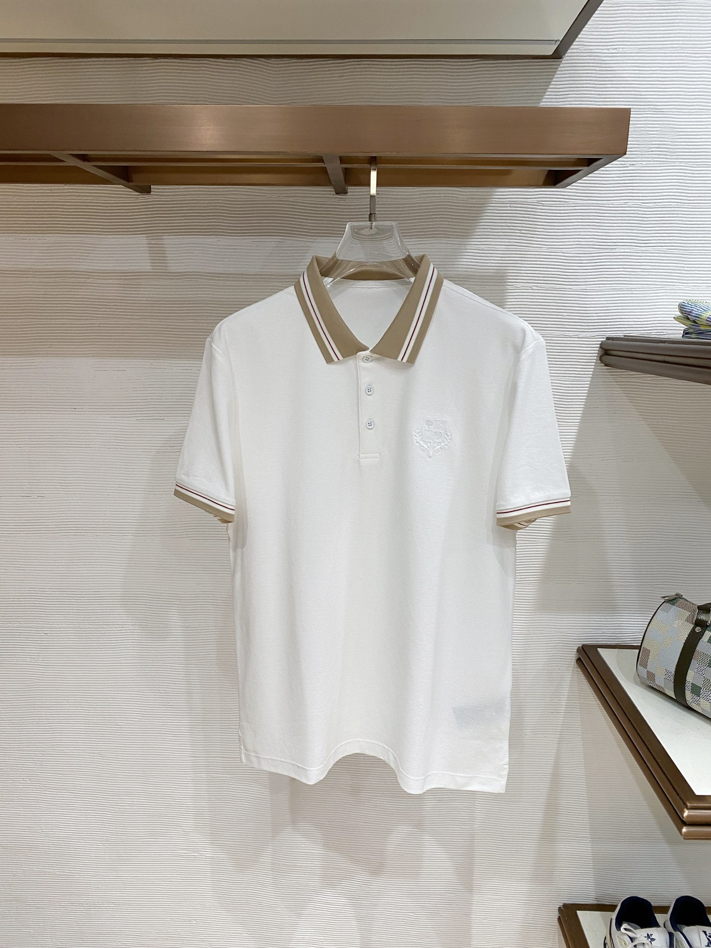 🌟 Loro piana# 26春夏 专属标识Polo衫短袖T恤 经典的翻领裁剪工艺从未停止.既不单调也