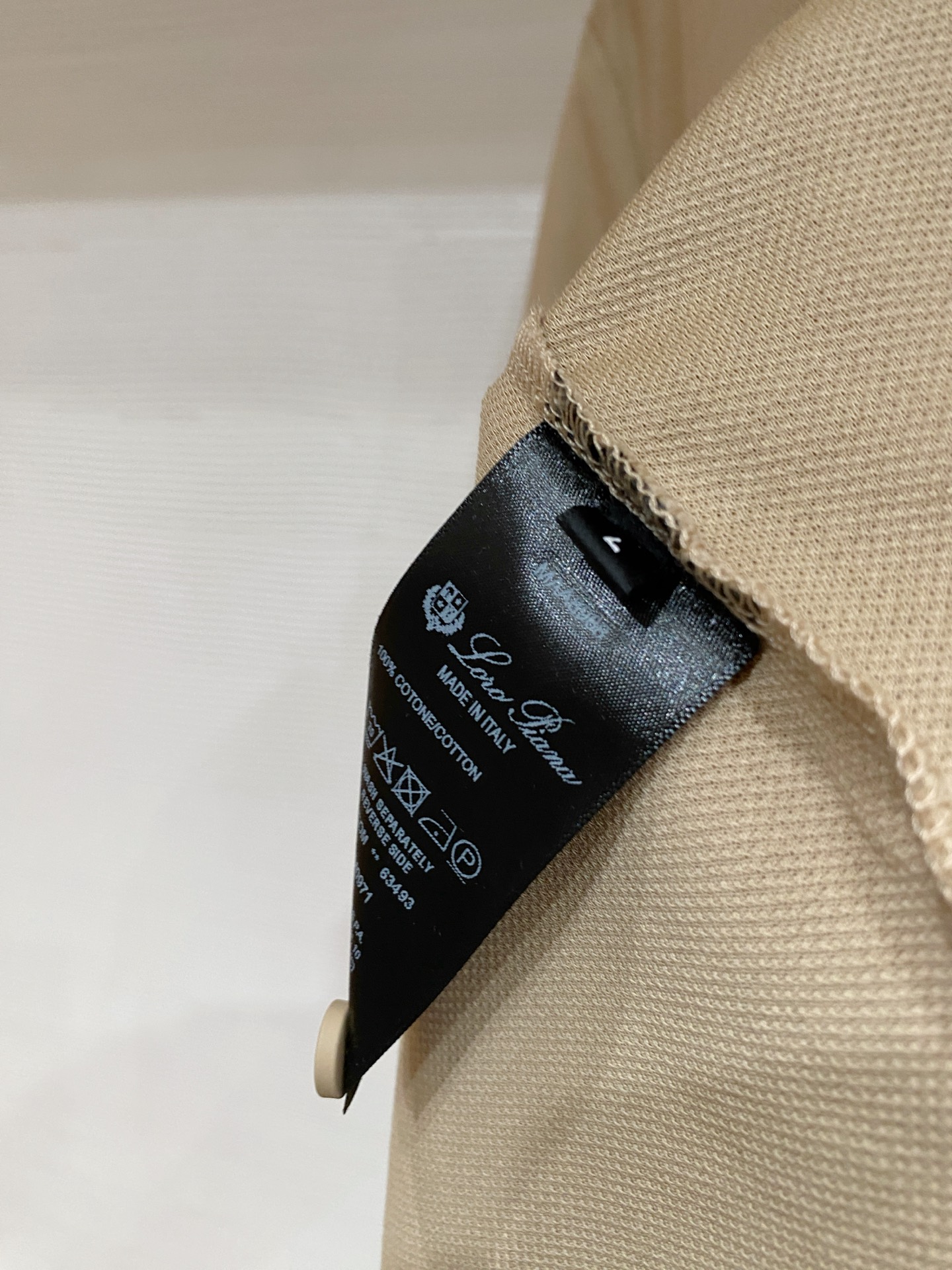 🌟 Loro piana# 26春夏 专属标识Polo衫短袖T恤 经典的翻领裁剪工艺从未停止.既不单调也