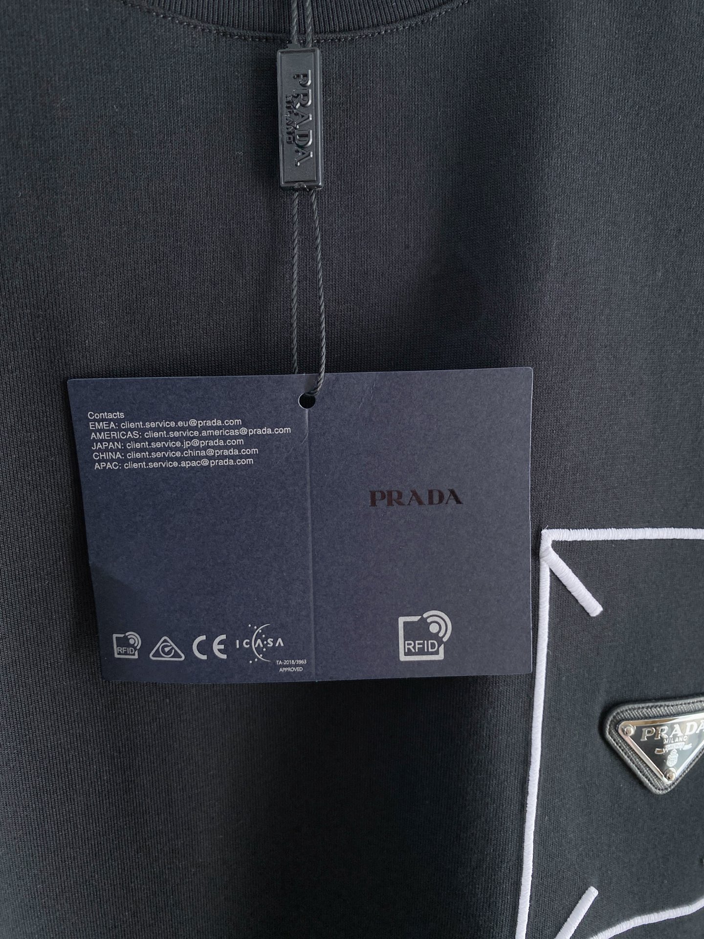 Prada 普拉达 2026ss 春夏新款首发专柜最新款短袖圆领T恤 高端订制 设计前卫时尚！品牌log