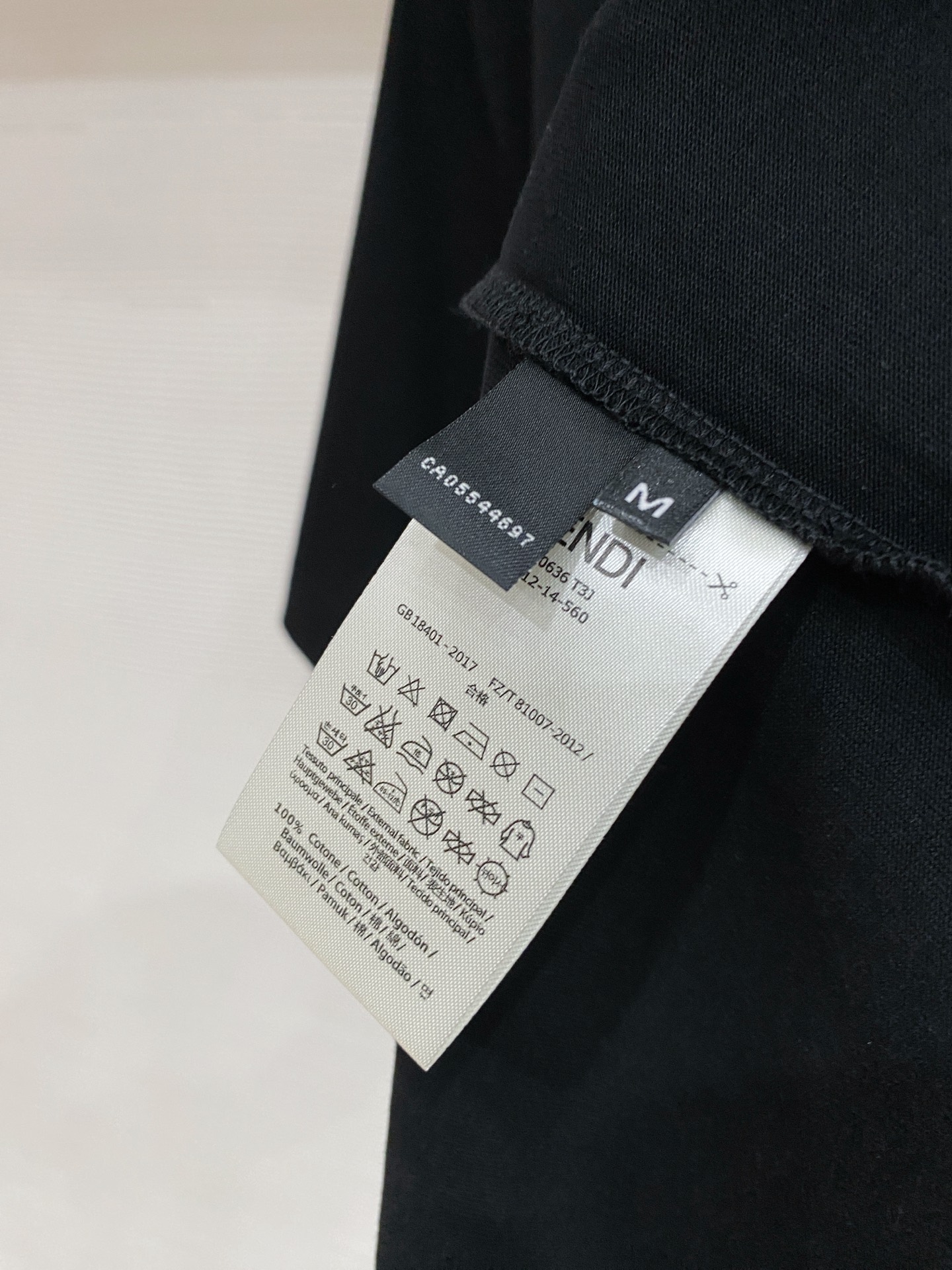 Fendi 芬迪 2026ss 春夏新款首发专柜最新款短袖圆领T恤 高端订制 设计前卫时尚！品牌logo