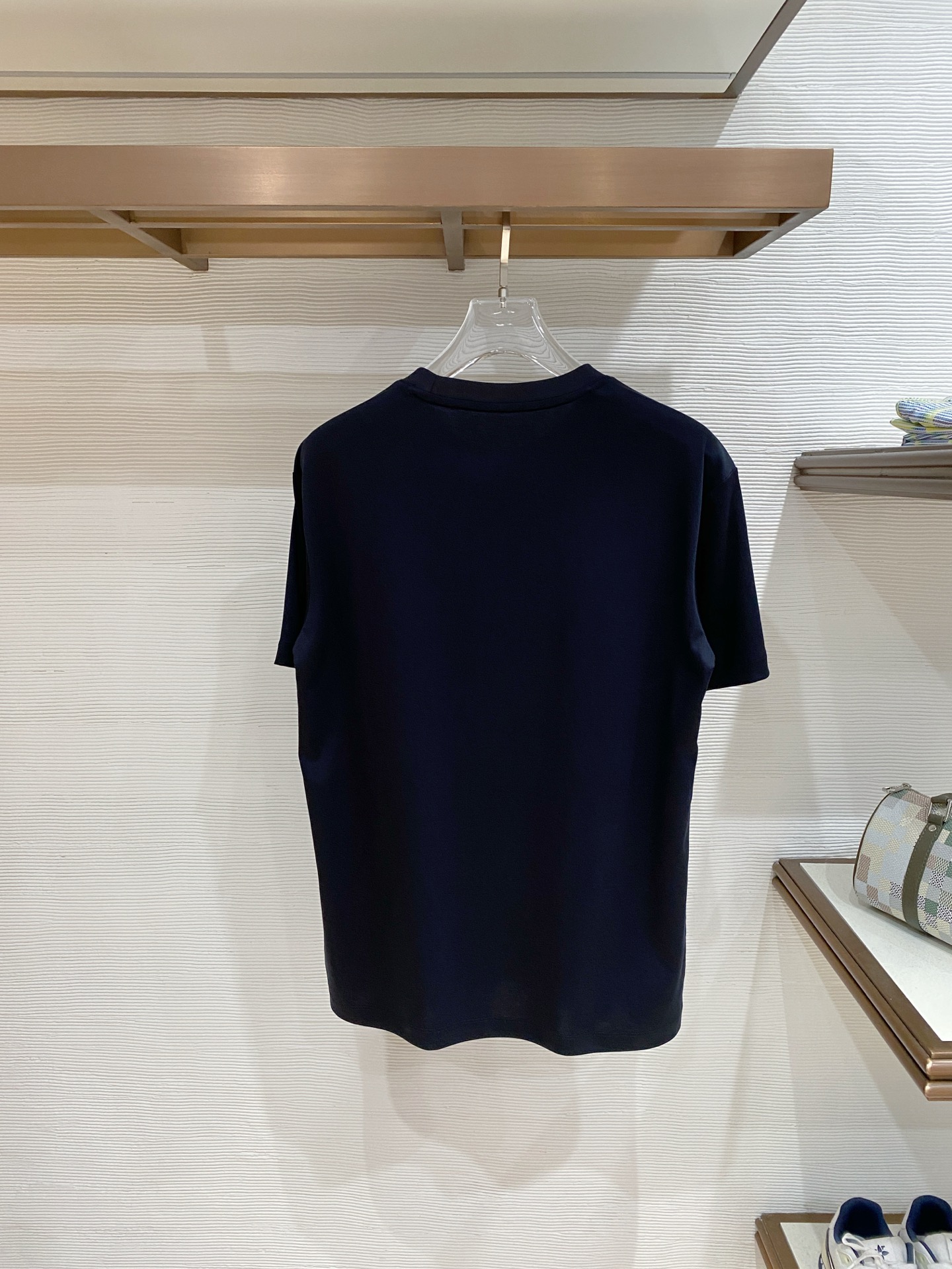 爱马家26春夏同款大马绣花丝光棉T恤颜色：白色 蓝色 绿色码数：M-3XL型号