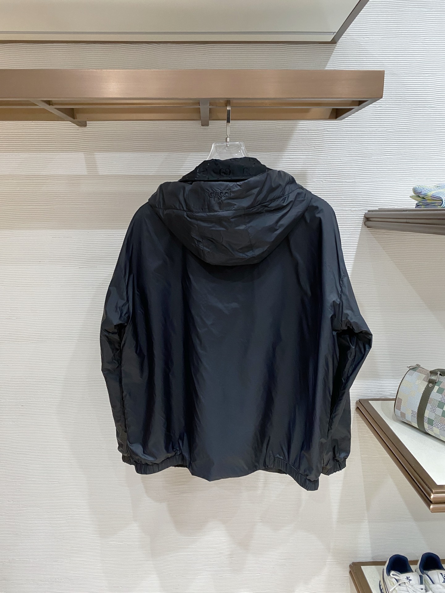 Gucci 古奇 双面穿 2026ss春季新款连帽夹克外套全高端版本！高定专柜面料辅料，透气舒适度高，细