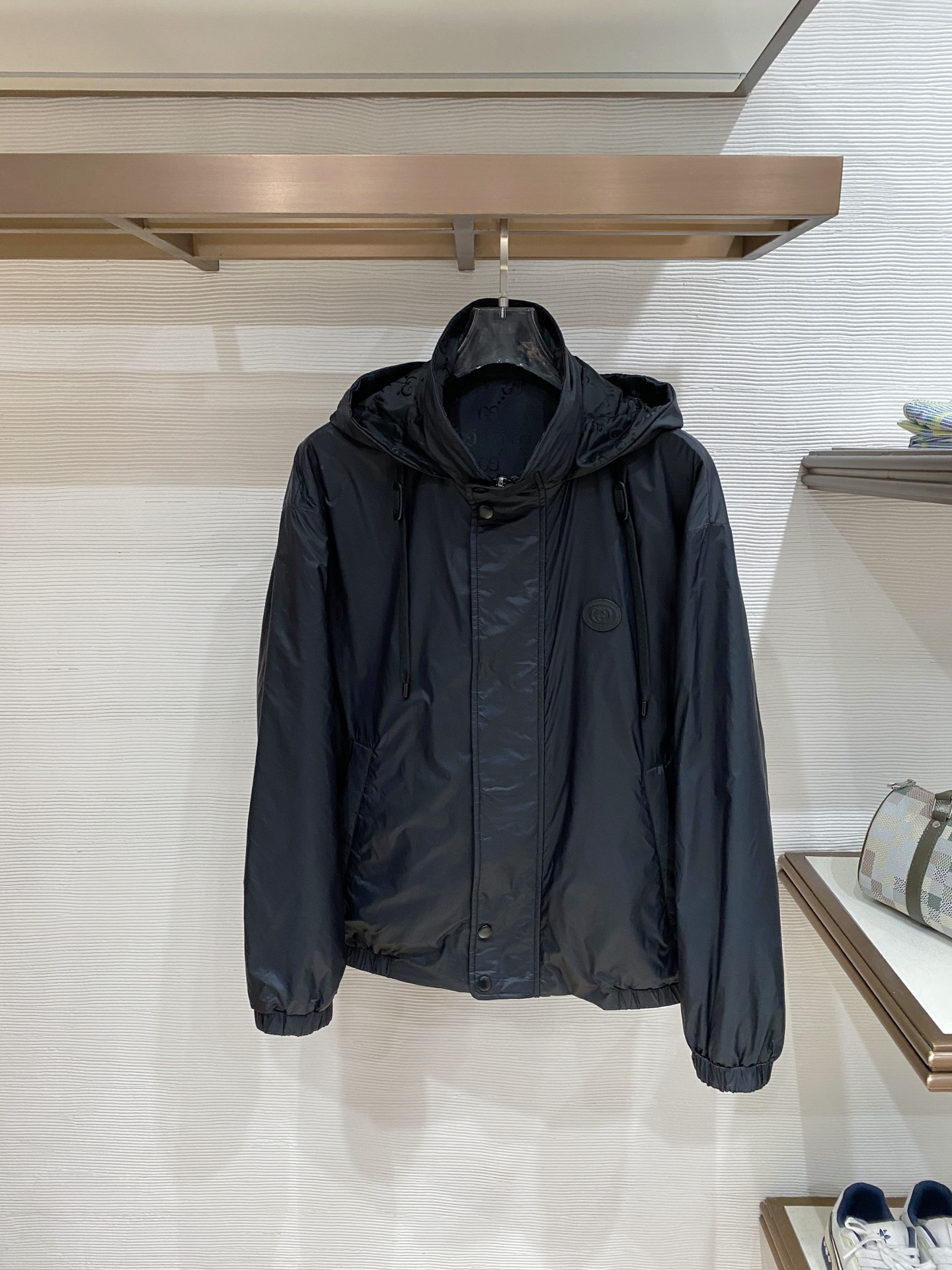 Gucci 古奇 双面穿 2026ss春季新款连帽夹克外套全高端版本！高定专柜面料辅料，透气舒适度高，细