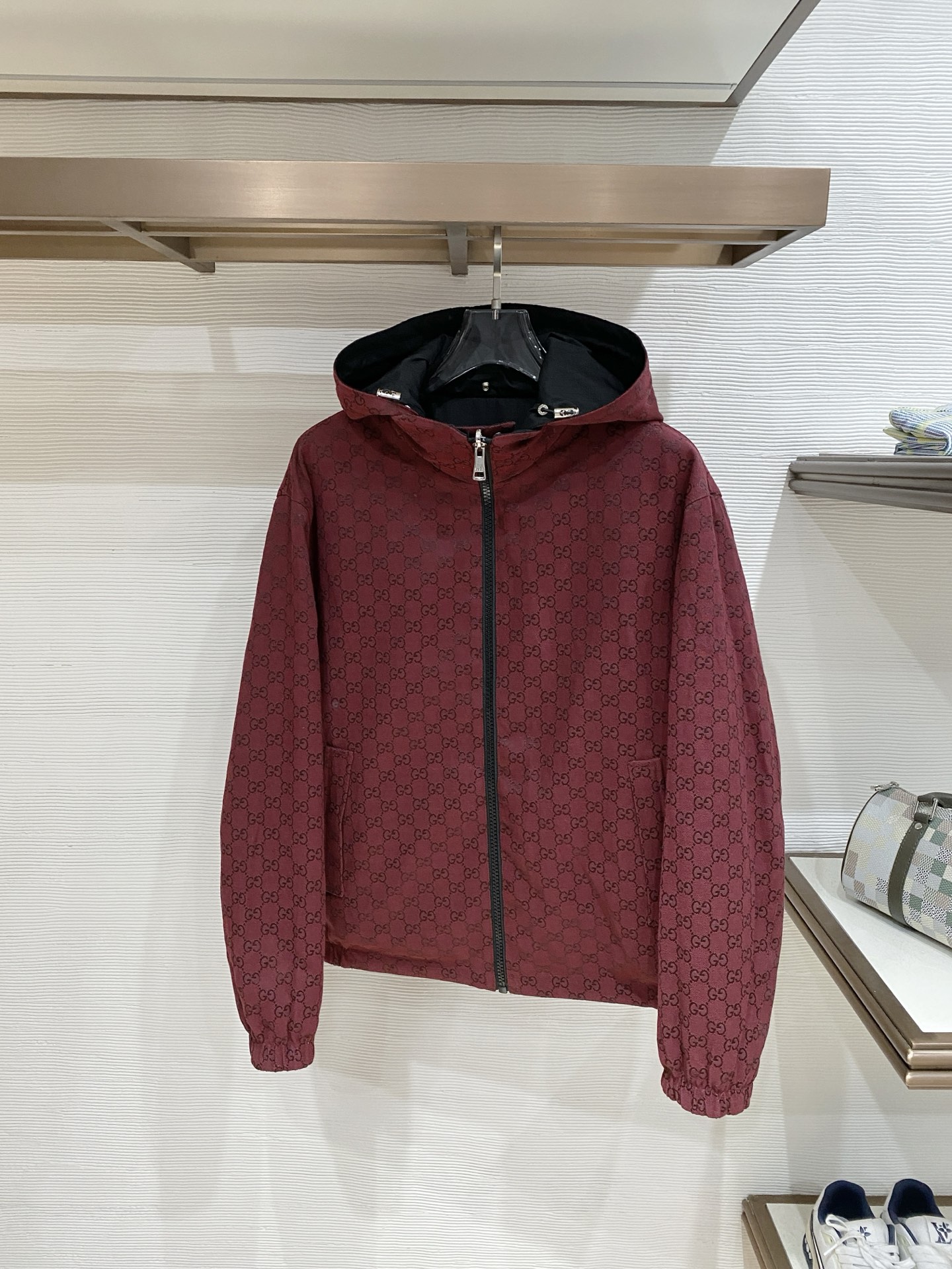 Gucci 古奇 加棉2026ss春季新款立领夹克外套全高端版本！高定专柜面料辅料，透气舒适度高，细节无