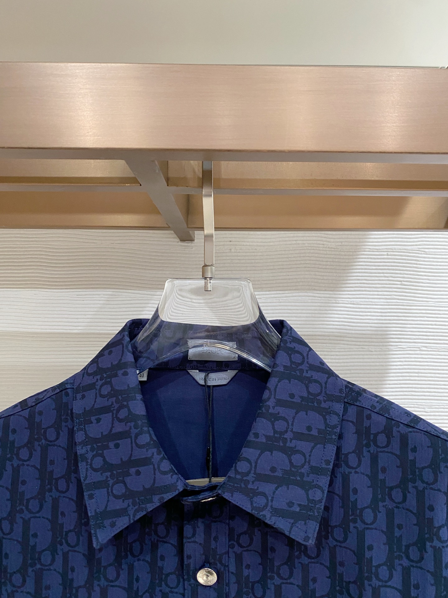 Dior 迪奥 CD 2026ss春季新款衬衫 全身logo老花满印牛仔衬衫 定制水洗面料 超高工艺的拔