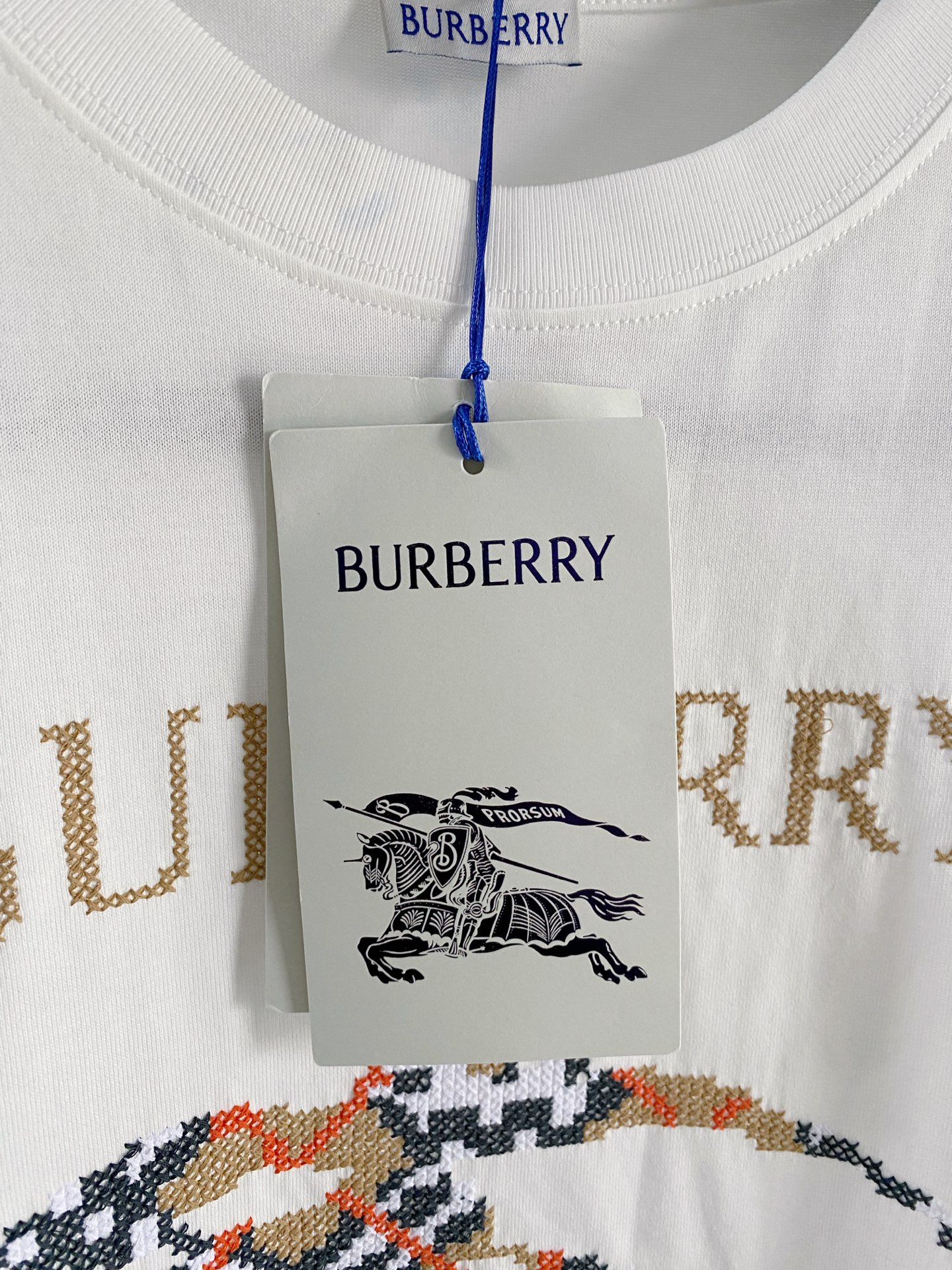 。巴宝莉🌟精品系列🌟2026春夏新款首发专柜最新款短袖圆领T恤 高端订制 设计前卫时尚！品牌logo重工