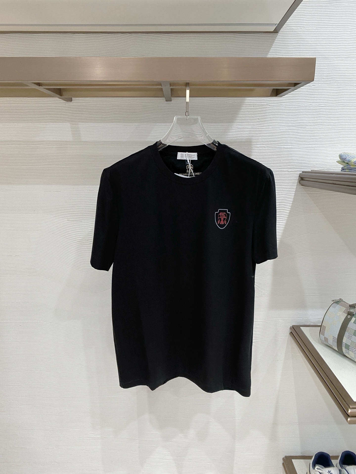 。BC老钱风品牌🌟丝光面料🌟2026春夏新款首发专柜最新款短袖圆领T恤 高端订制 设计前卫时尚！品牌lo