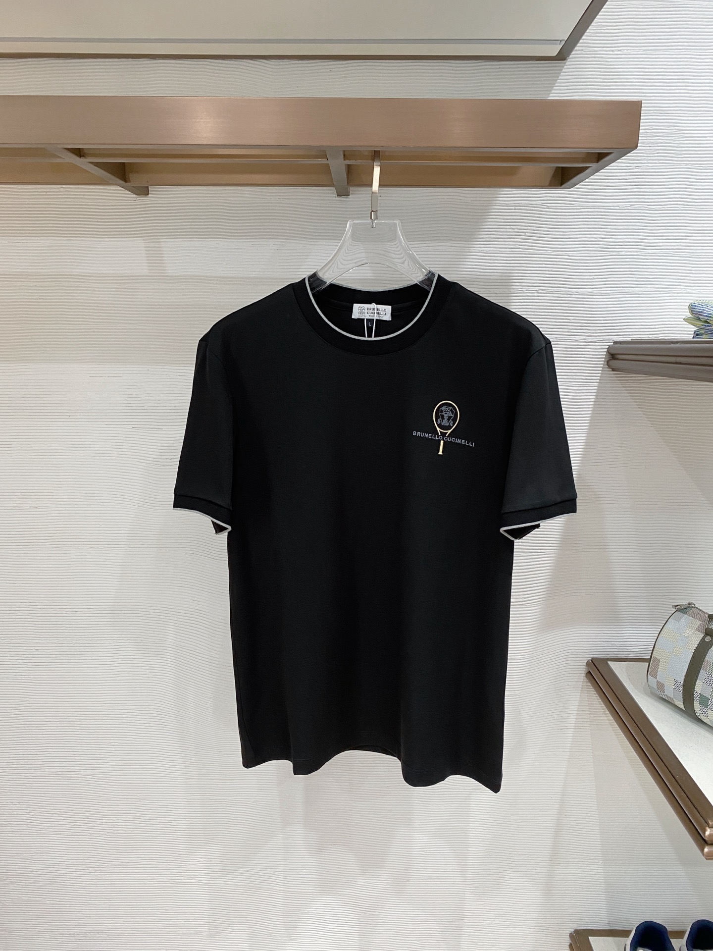 。bc老钱风品牌🌟丝光面料🌟2026春夏新款首发专柜最新款短袖圆领T恤 高端订制 设计前卫时尚！品牌lo