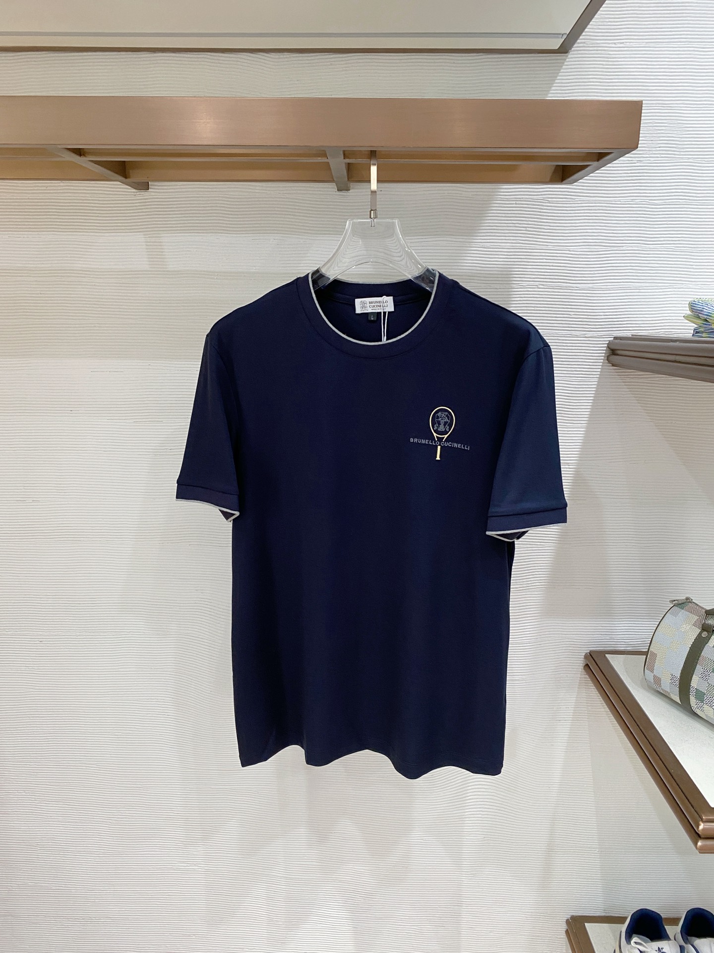 。bc老钱风品牌🌟丝光面料🌟2026春夏新款首发专柜最新款短袖圆领T恤 高端订制 设计前卫时尚！品牌lo