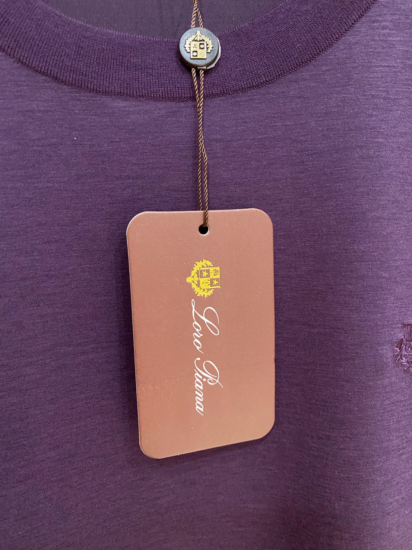 Loro Piana 男款天丝桑蚕丝混纺进口短袖T恤高品质控老钱们的挚爱，经典调性的短袖T恤，延续一贯地