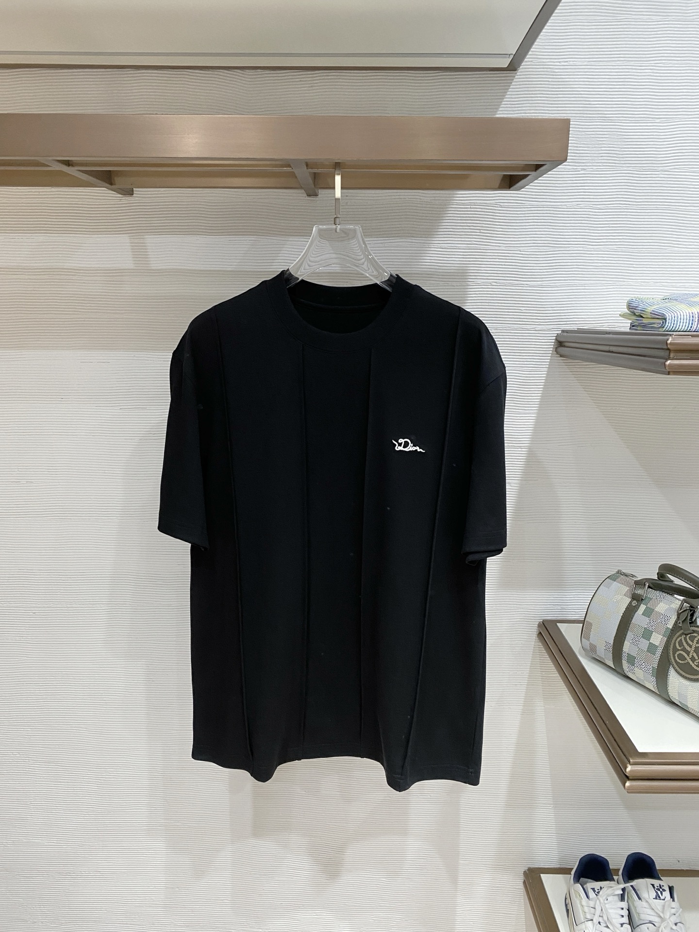 Diro 🌟精品云朵棉面料🌟2026春夏新款首发专柜最新款短袖圆领T恤 高端订制 设计前卫时尚！品牌lo