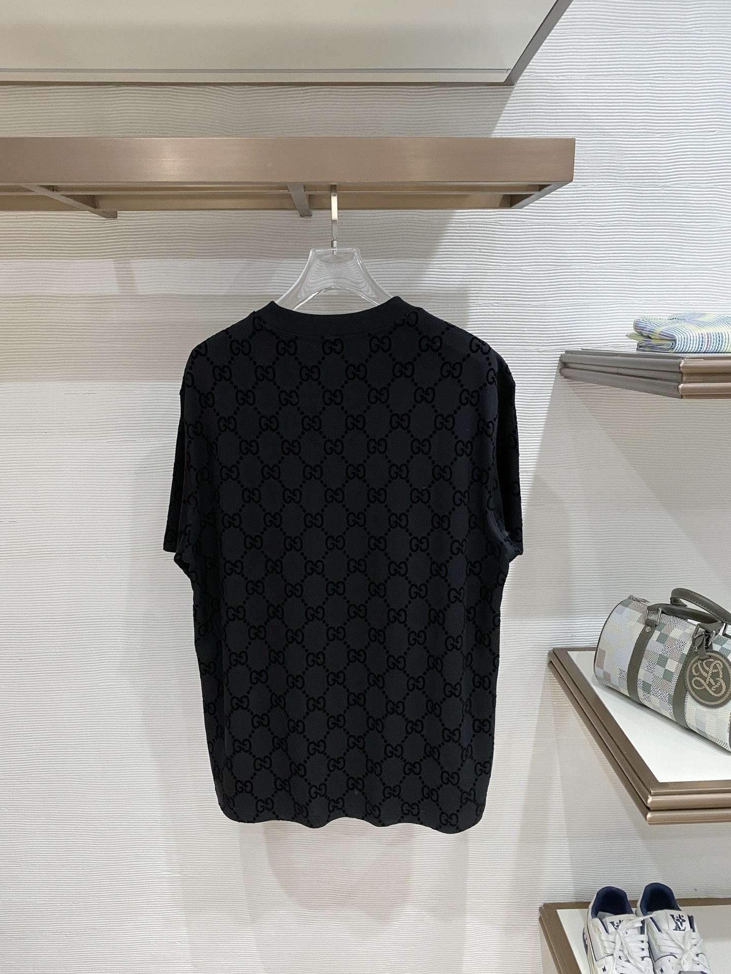 古驰 🌟精品云朵棉面料🌟2026春夏新款首发专柜最新款短袖圆领T恤 高端订制 设计前卫时尚！品牌logo