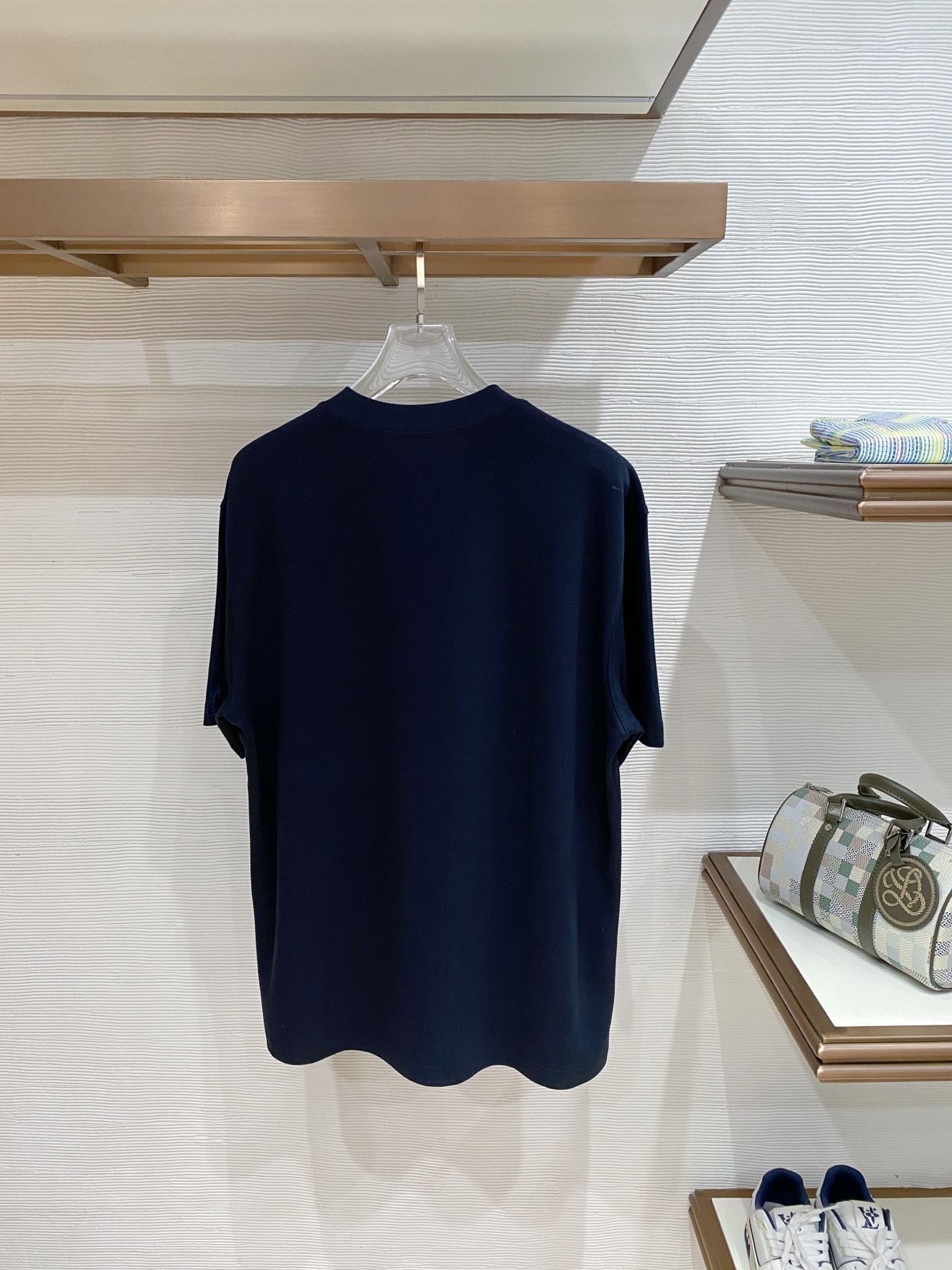 巴宝莉 🌟精品云朵棉面料🌟2026春夏新款首发专柜最新款短袖圆领T恤 高端订制 设计前卫时尚！品牌log