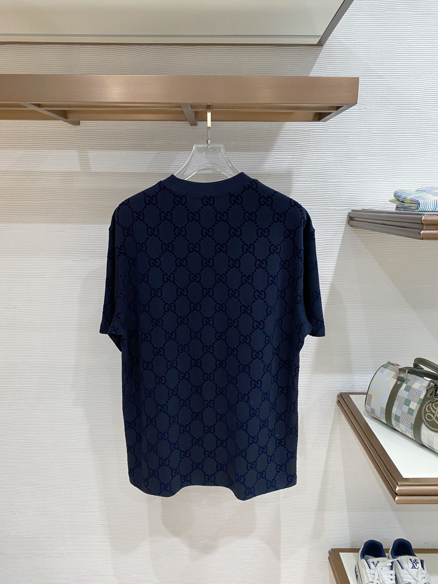 古驰 🌟精品云朵棉面料🌟2026春夏新款首发专柜最新款短袖圆领T恤 高端订制 设计前卫时尚！品牌logo