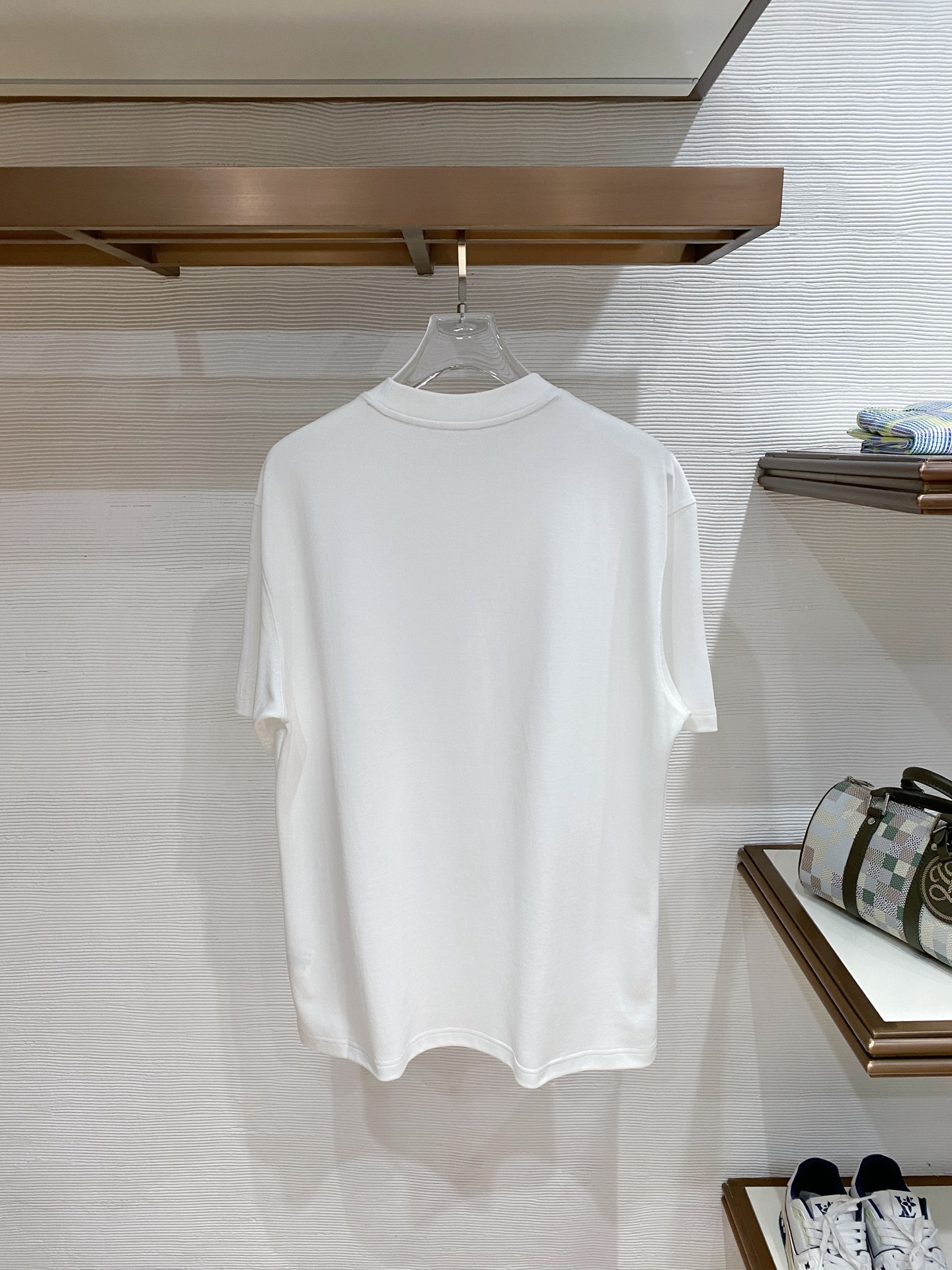 巴宝莉 🌟精品云朵棉面料🌟2026春夏新款首发专柜最新款短袖圆领T恤 高端订制 设计前卫时尚！品牌log