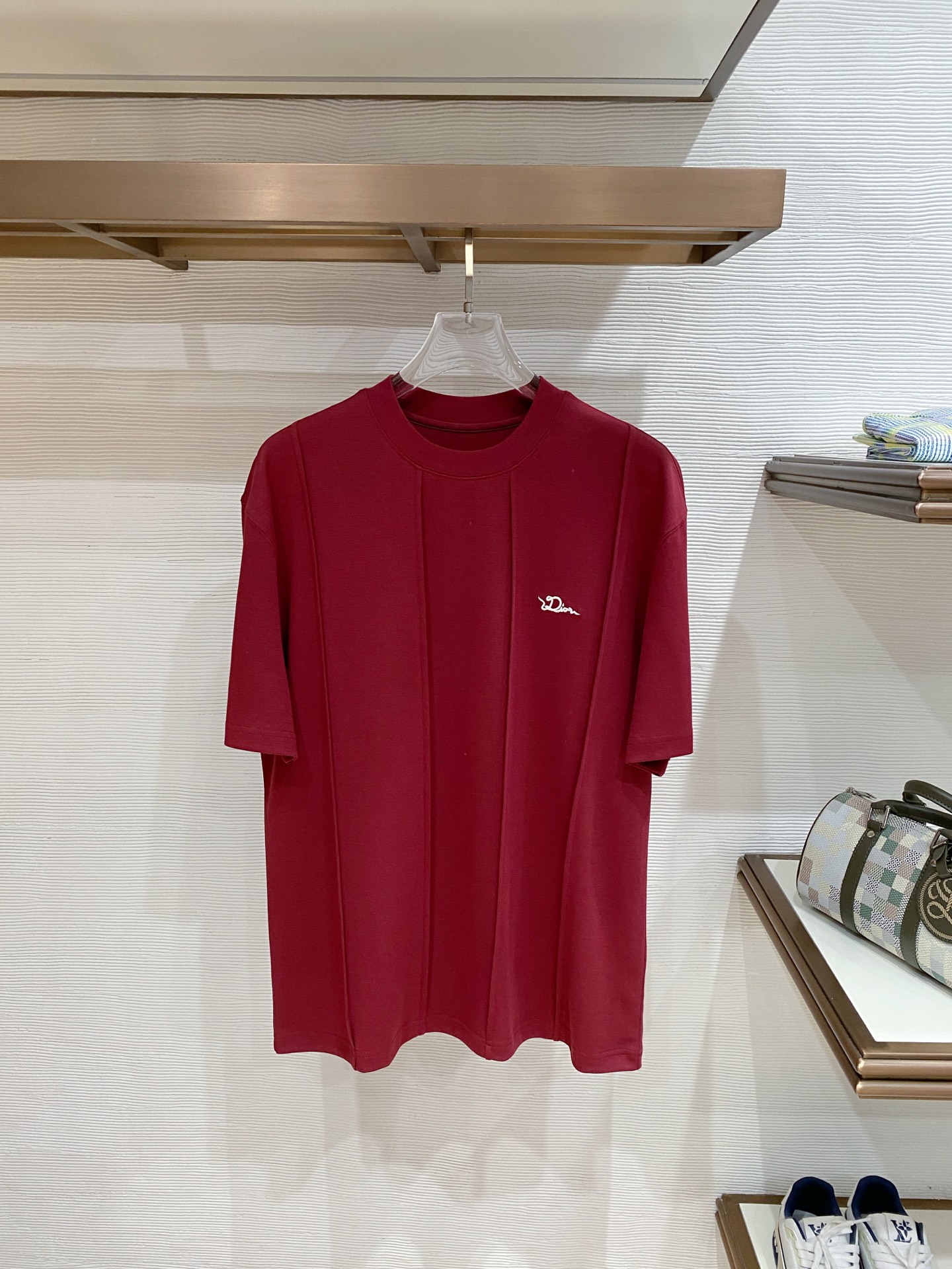 Diro 🌟精品云朵棉面料🌟2026春夏新款首发专柜最新款短袖圆领T恤 高端订制 设计前卫时尚！品牌lo