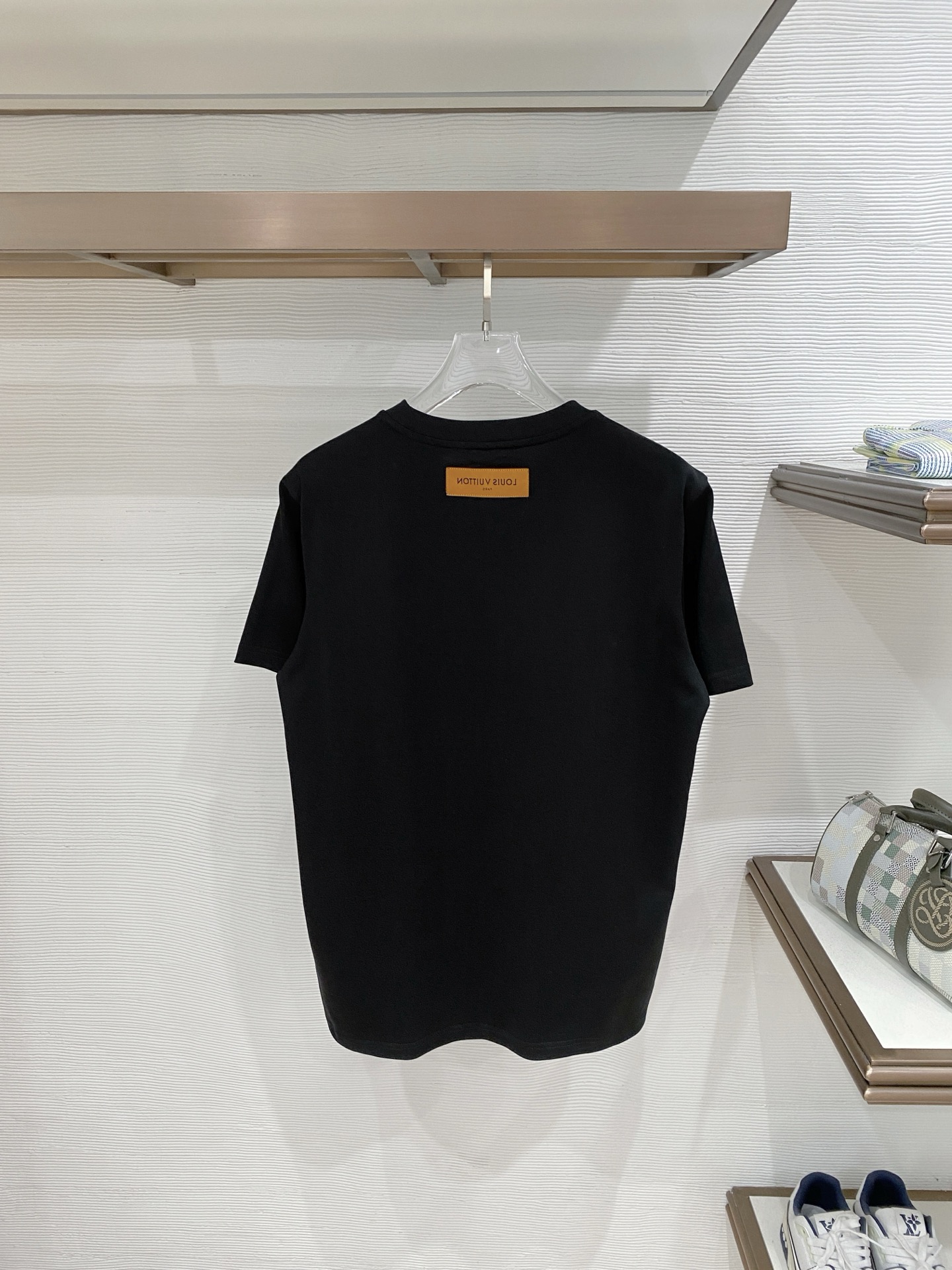 LV Lovers Cat Embroidery Tee