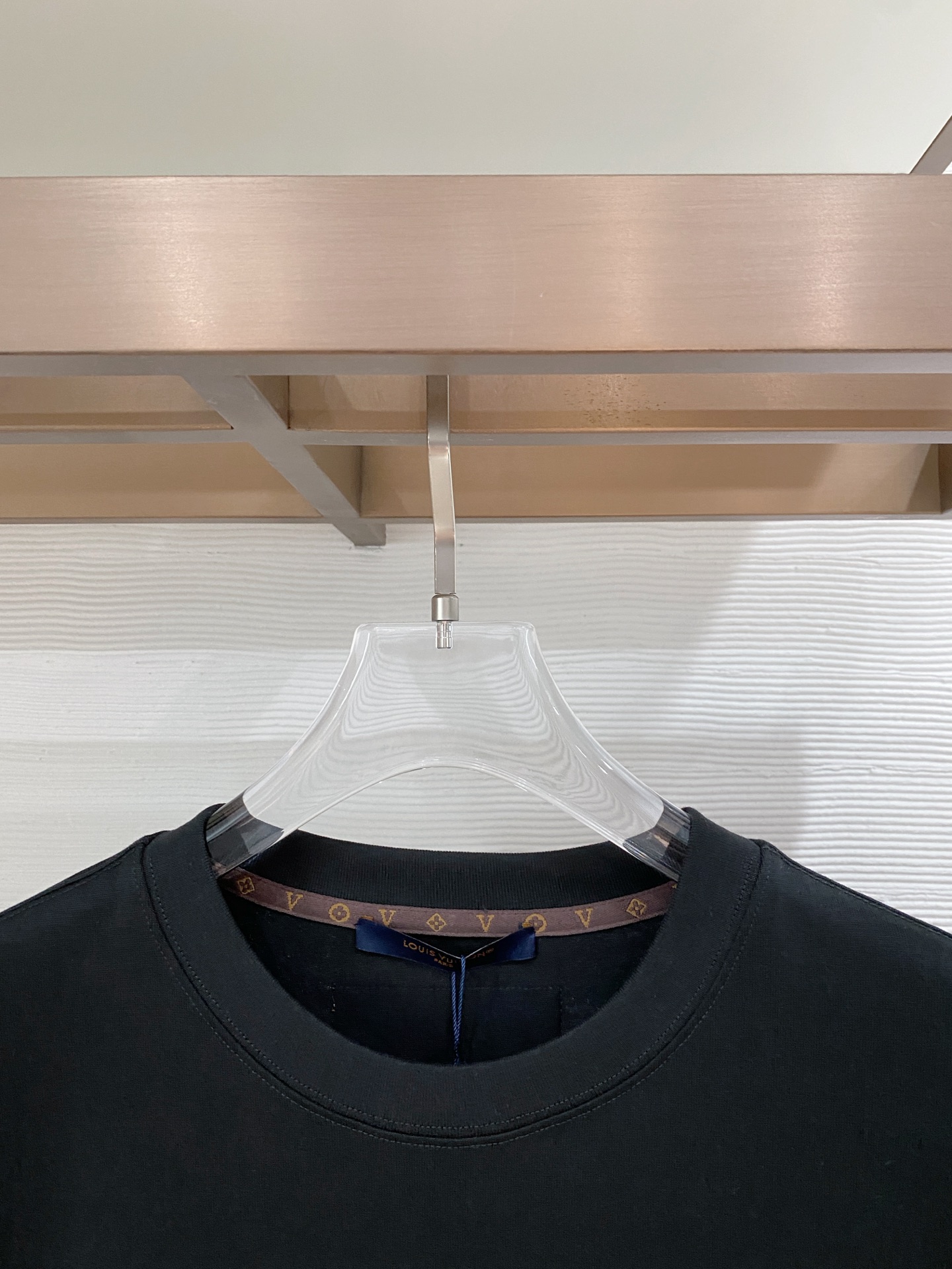 LV Lovers Cat Embroidery Tee