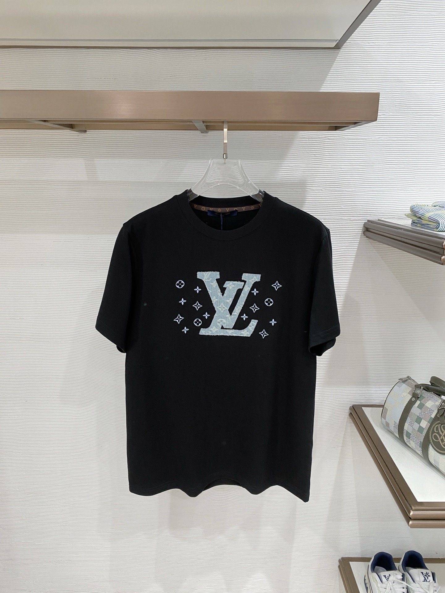 LV Denim LV Star Logo Tee