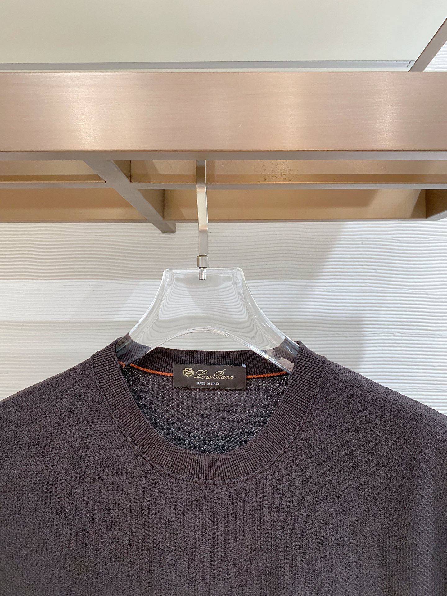 Мужская футболка Loro Piana круглое горло