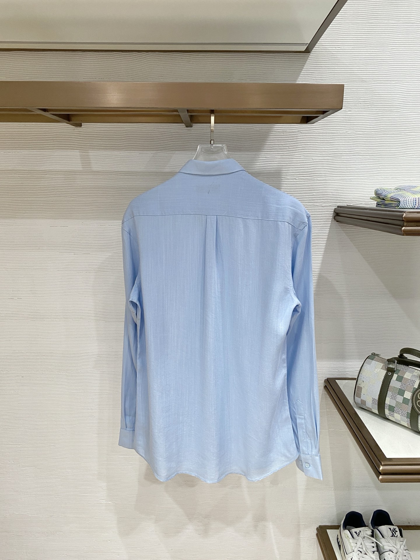 loro Piana（诺悠翩雅）官网26春夏亚麻面料男衬衫颜色 ：深蓝 天蓝 卡其 白色码数: 48-5