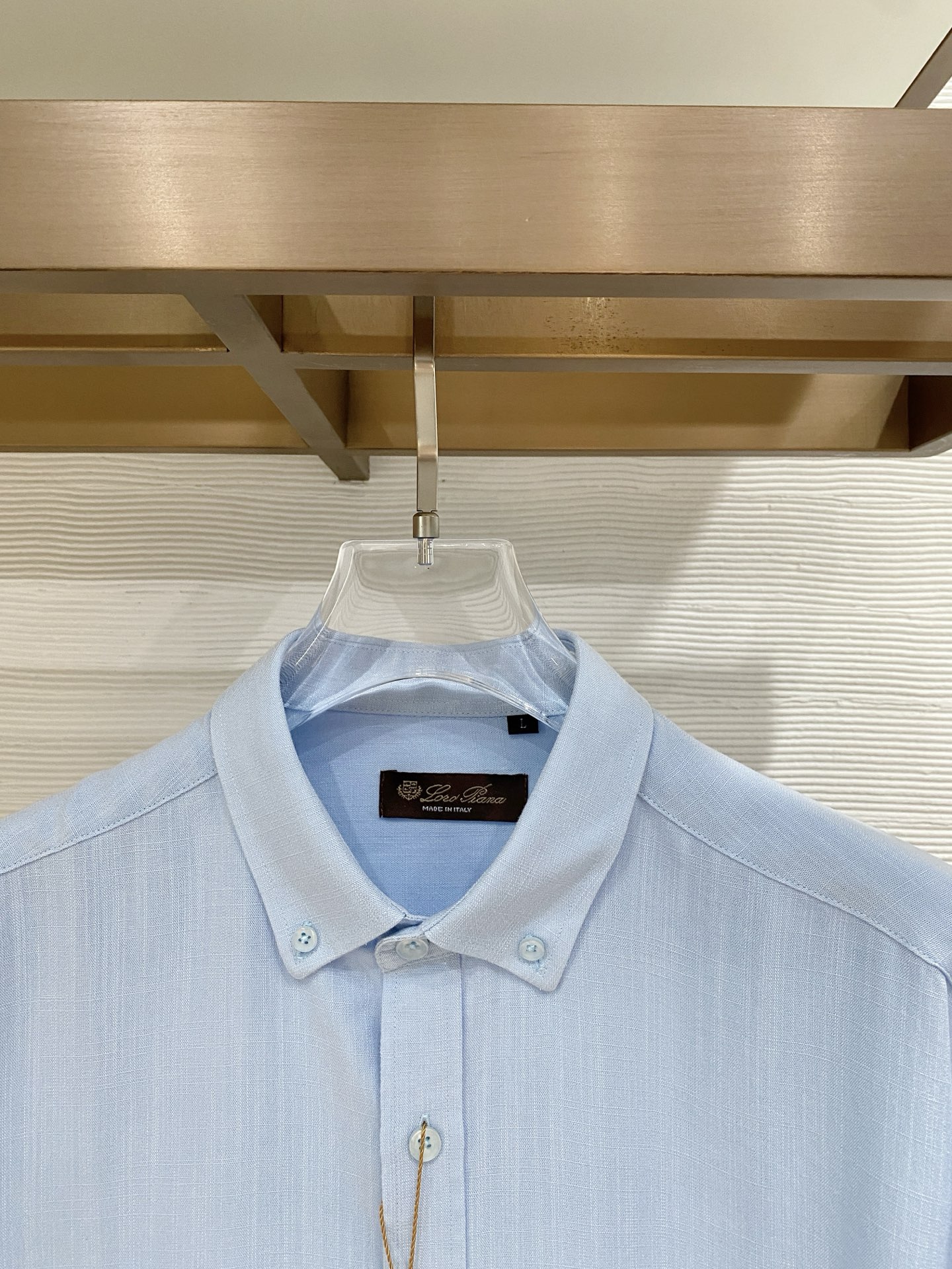 loro Piana（诺悠翩雅）官网26春夏亚麻面料男衬衫颜色 ：深蓝 天蓝 卡其 白色码数: 48-5