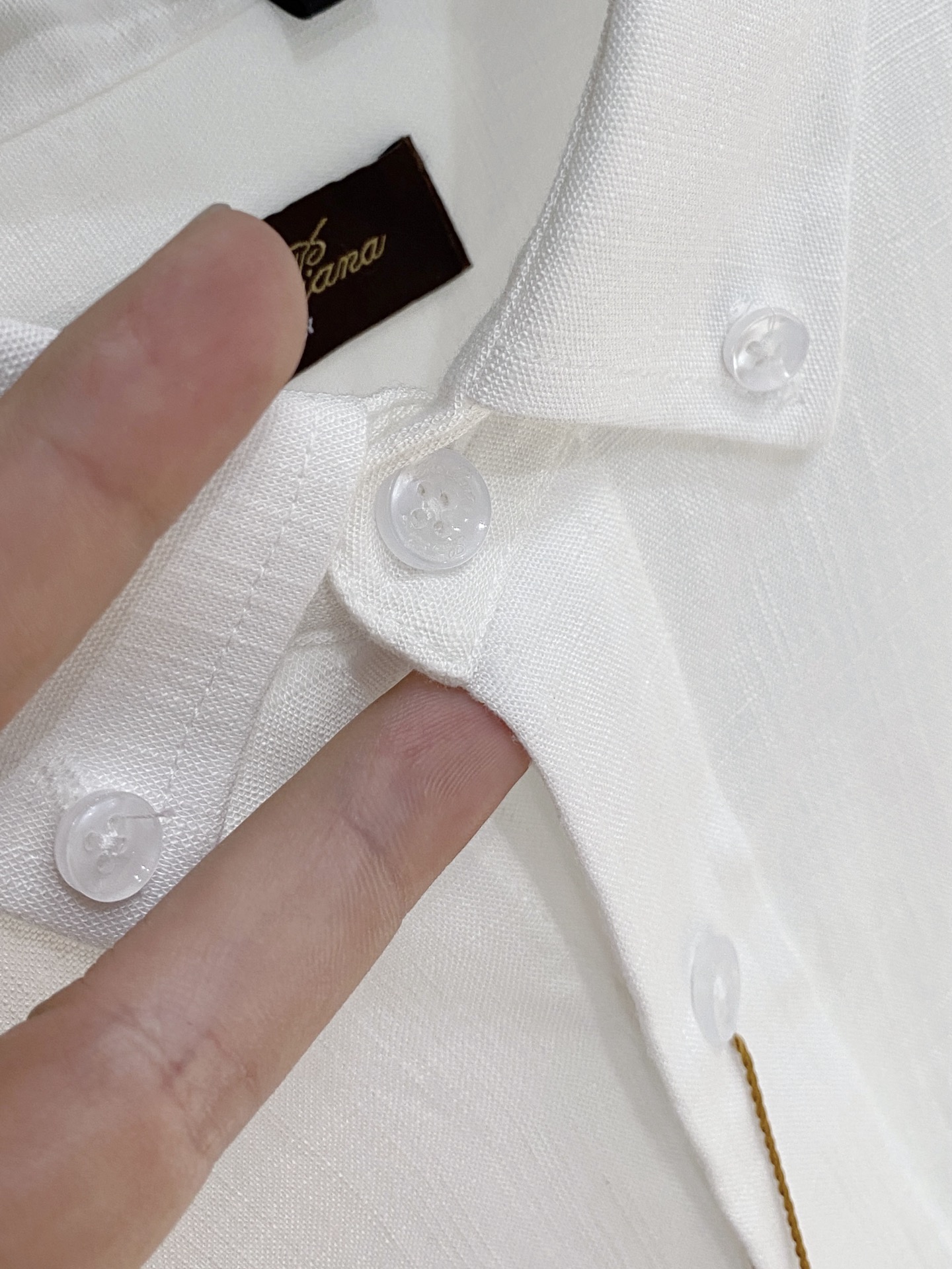 loro Piana（诺悠翩雅）官网26春夏亚麻面料男衬衫颜色 ：深蓝 天蓝 卡其 白色码数: 48-5