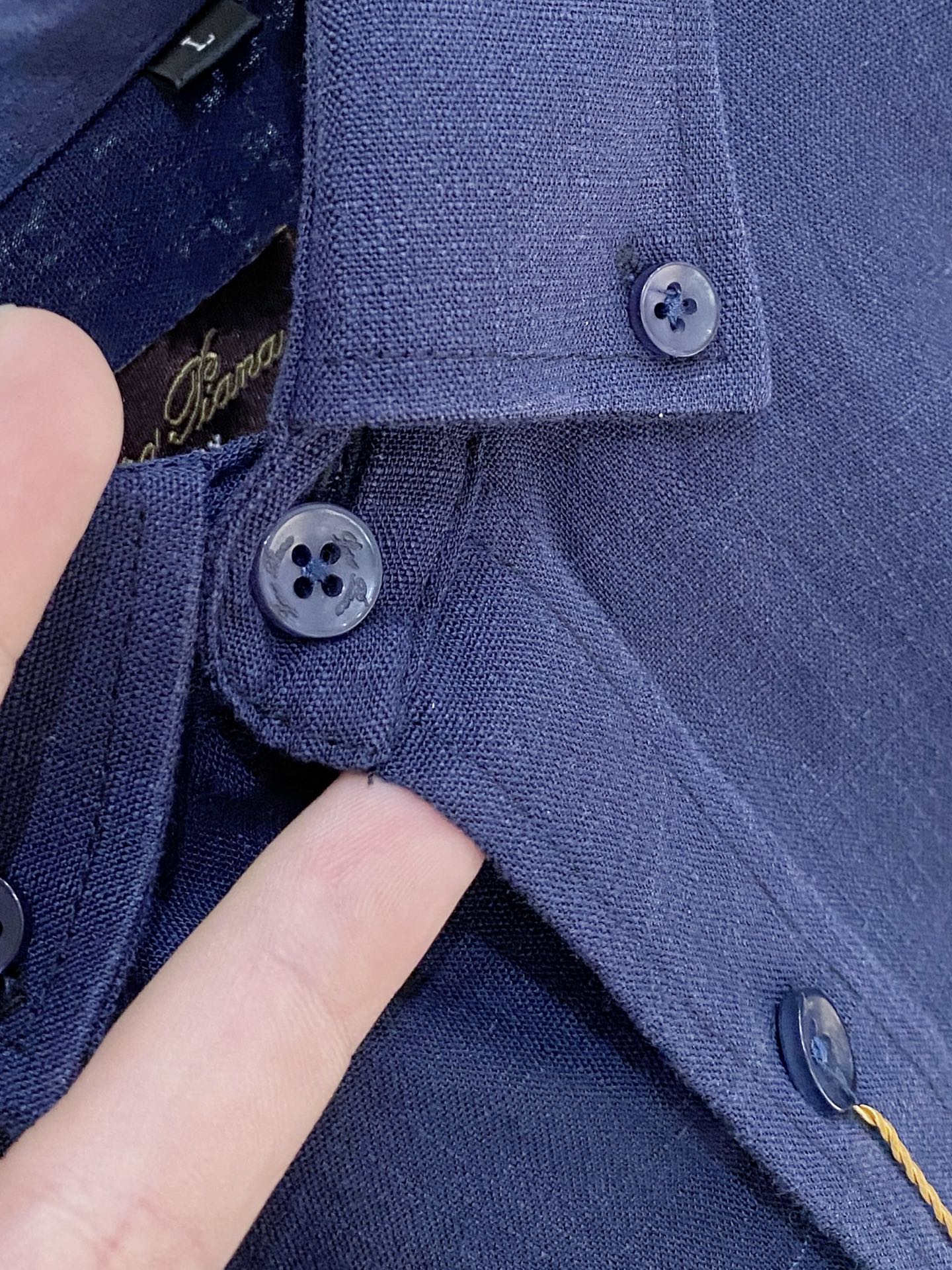 loro Piana（诺悠翩雅）官网26春夏亚麻面料男衬衫颜色 ：深蓝 天蓝 卡其 白色码数: 48-5