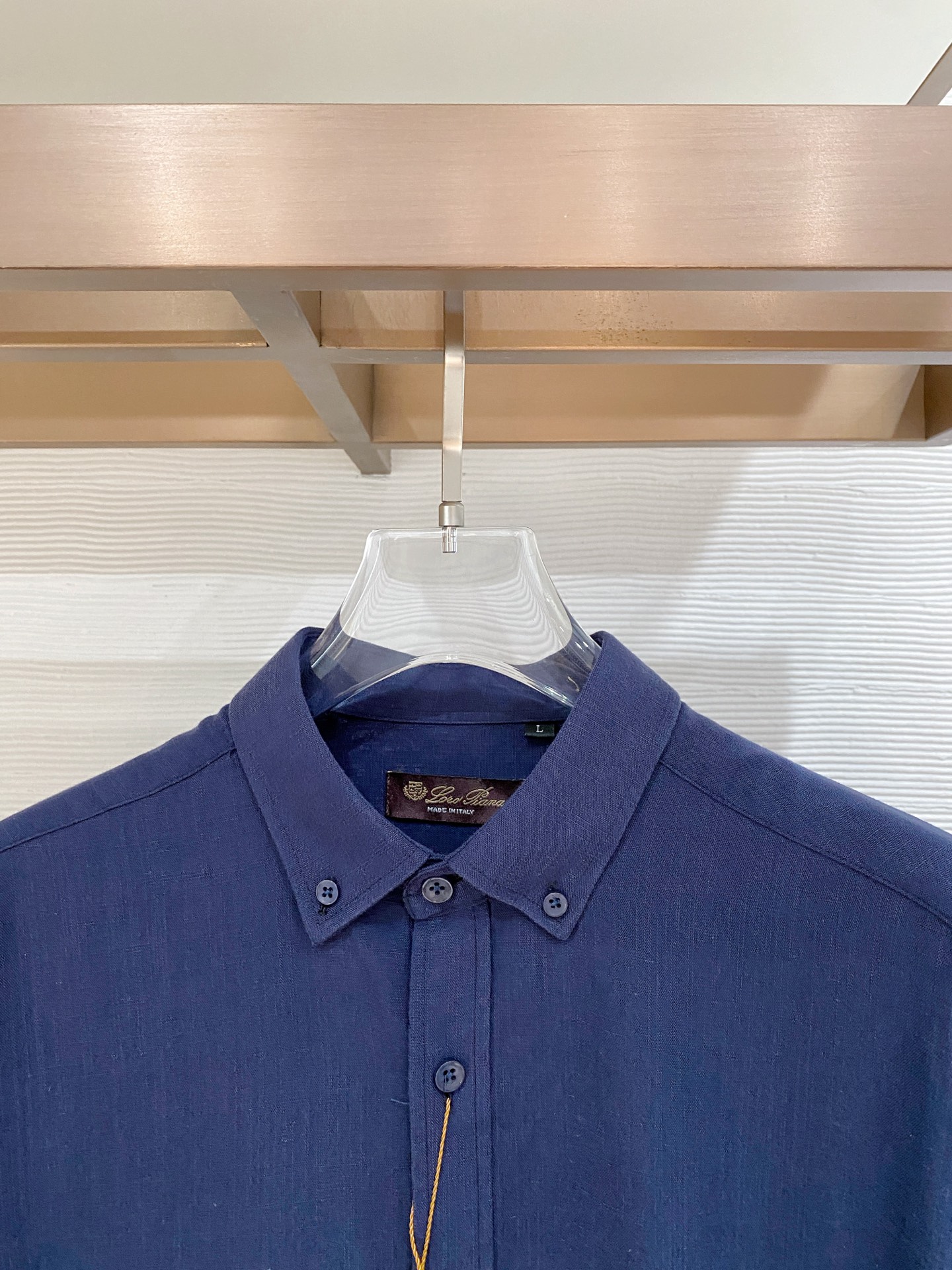 loro Piana（诺悠翩雅）官网26春夏亚麻面料男衬衫颜色 ：深蓝 天蓝 卡其 白色码数: 48-5