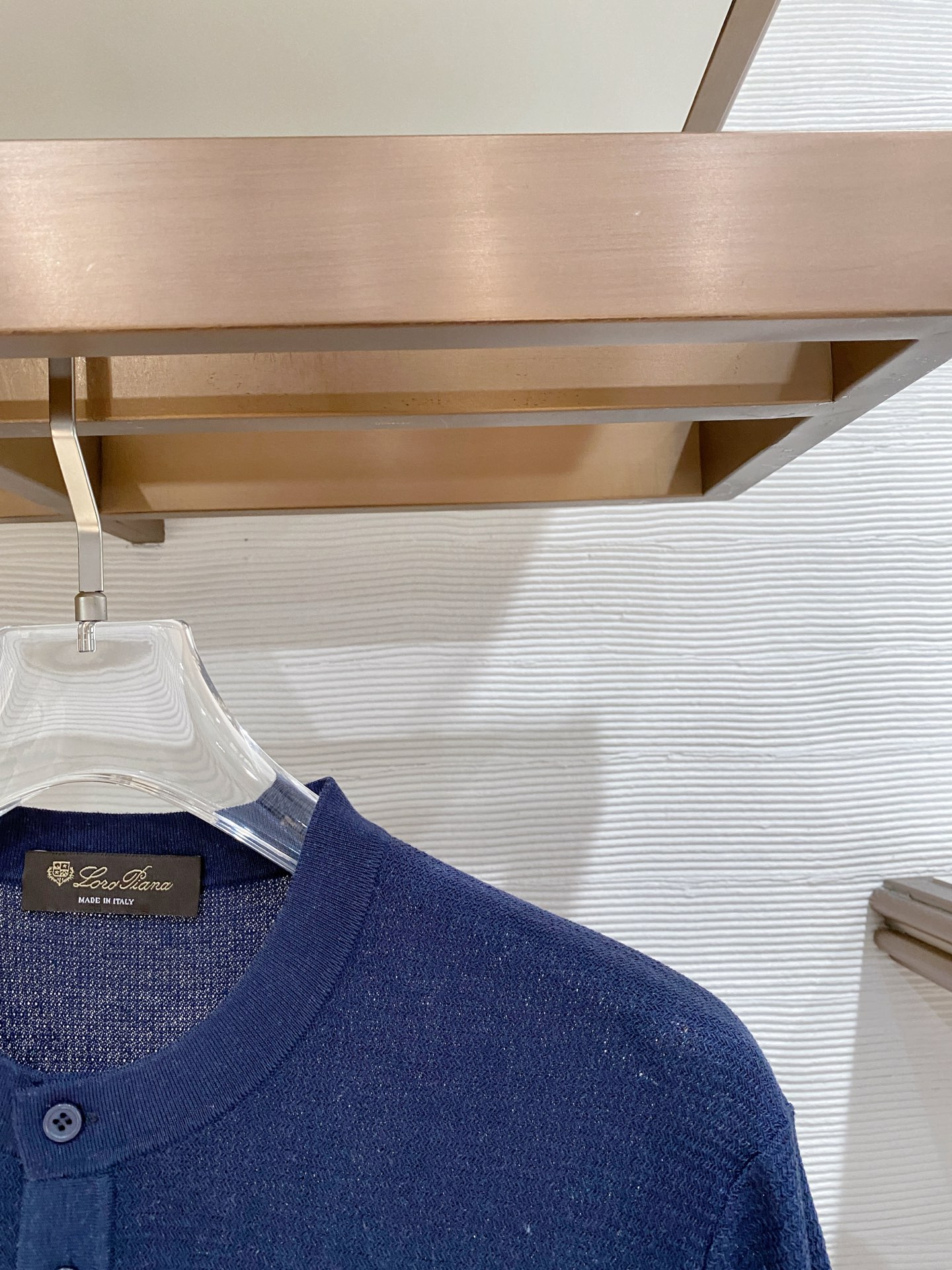 loro Piana 26春夏新品 男士圆领天丝加棉T恤颜色：两色（宝兰，浅兰）码数：M-3 xl型号：