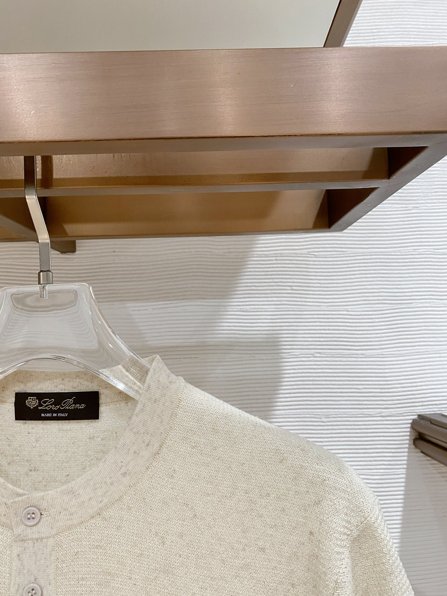 loro Piana 26春夏新品 男士圆领天丝加棉T恤颜色：两色（宝兰，浅兰）码数：M-3 xl型号：