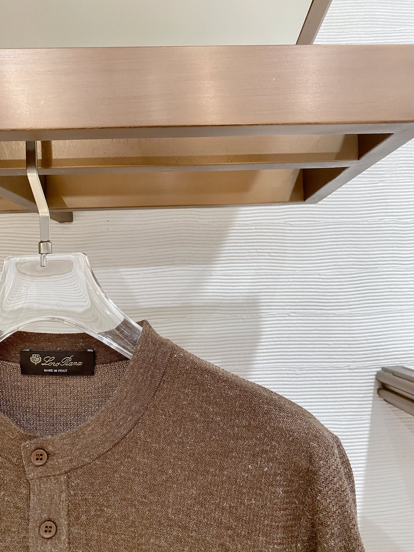 loro Piana 26春夏新品 男士圆领天丝加棉T恤颜色：两色（宝兰，浅兰）码数：M-3 xl型号：