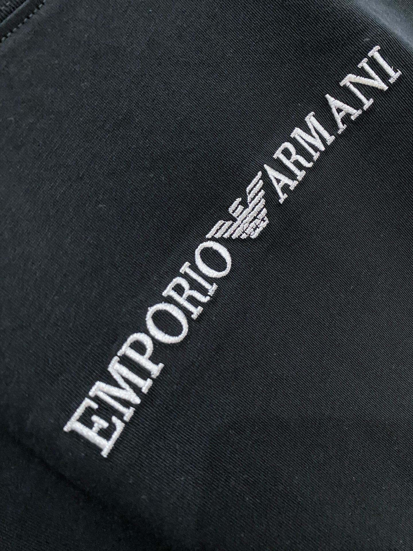 阿玛尼Armani26FW春夏新款首发专柜最新款短袖圆领T恤 设计前卫时尚！品牌logo重工艺设计 高端
