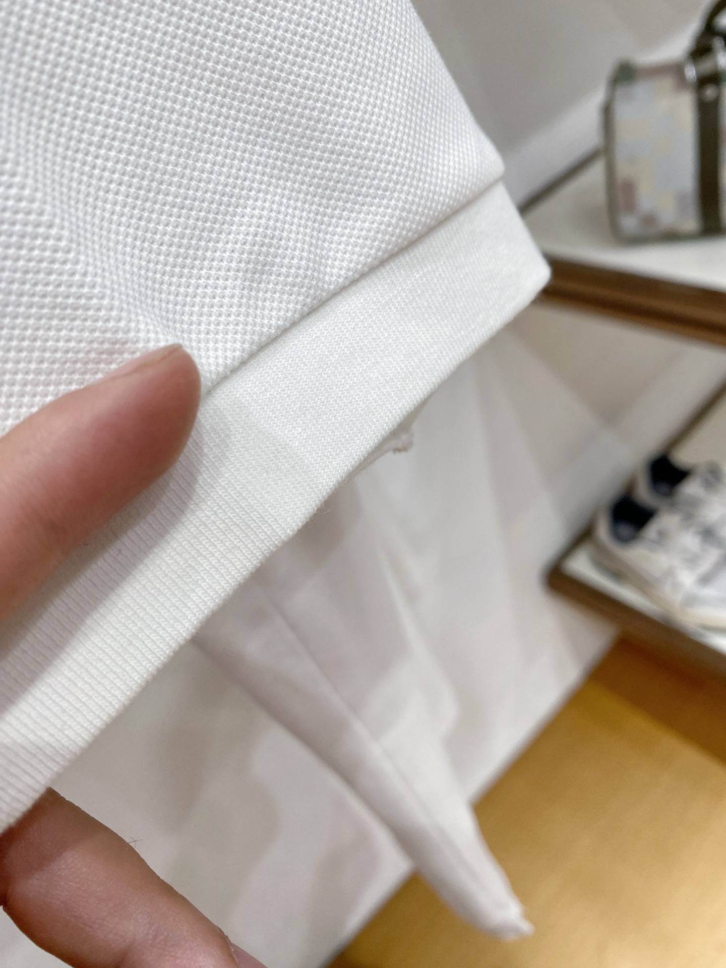 LV Embroidery Logo White Polo
