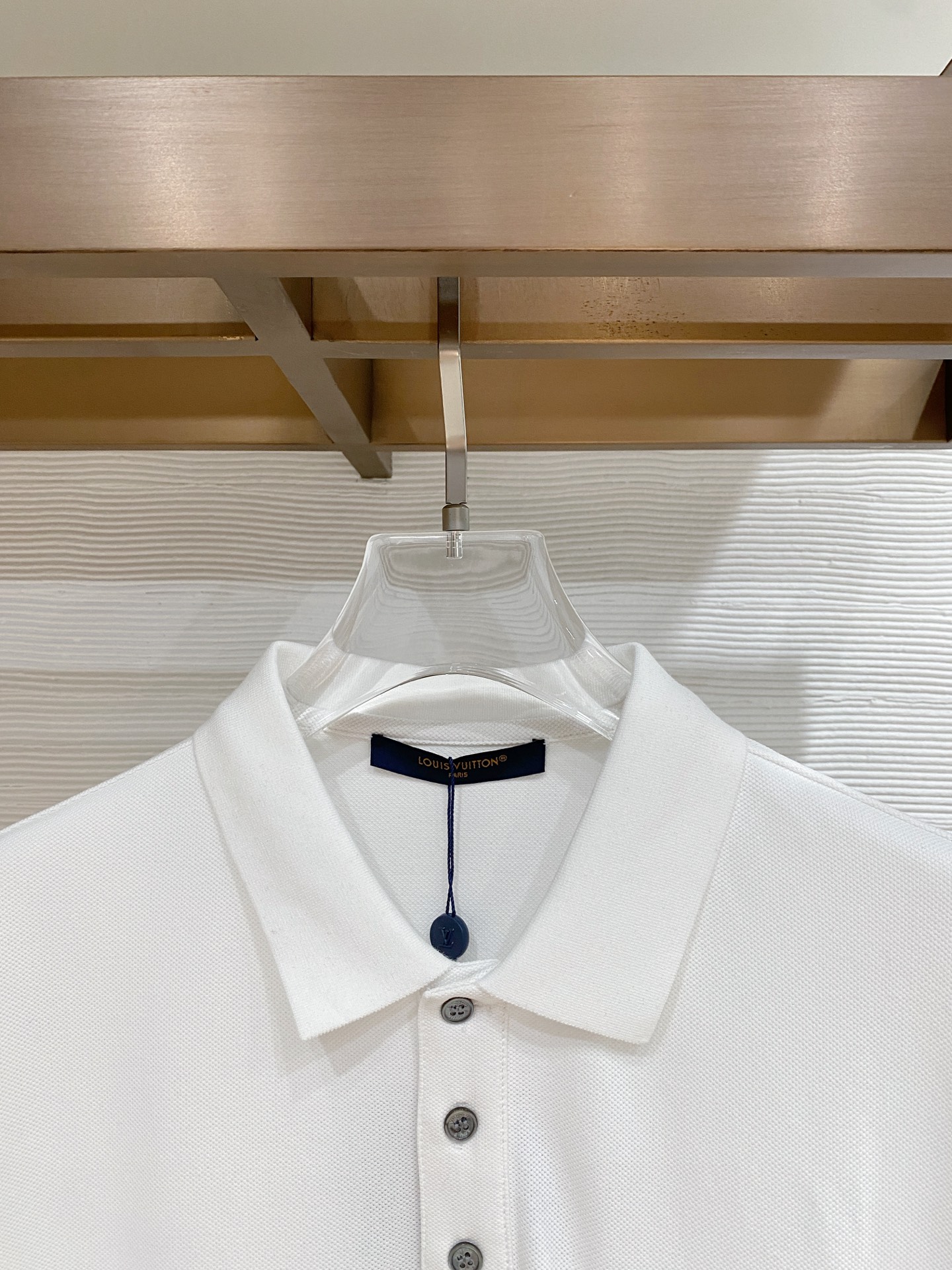 LV Embroidery Logo White Polo