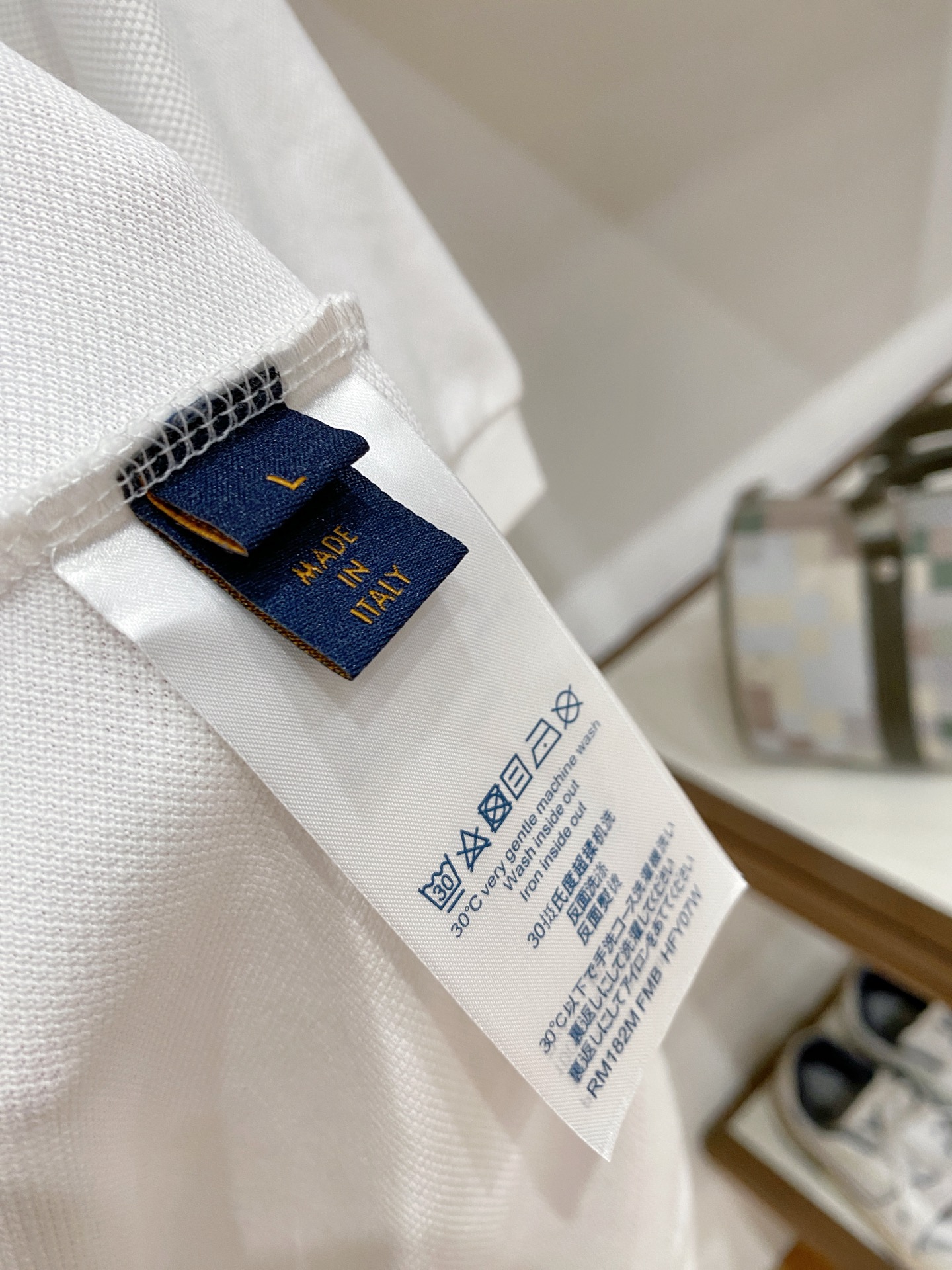 LV Embroidery Logo White Polo