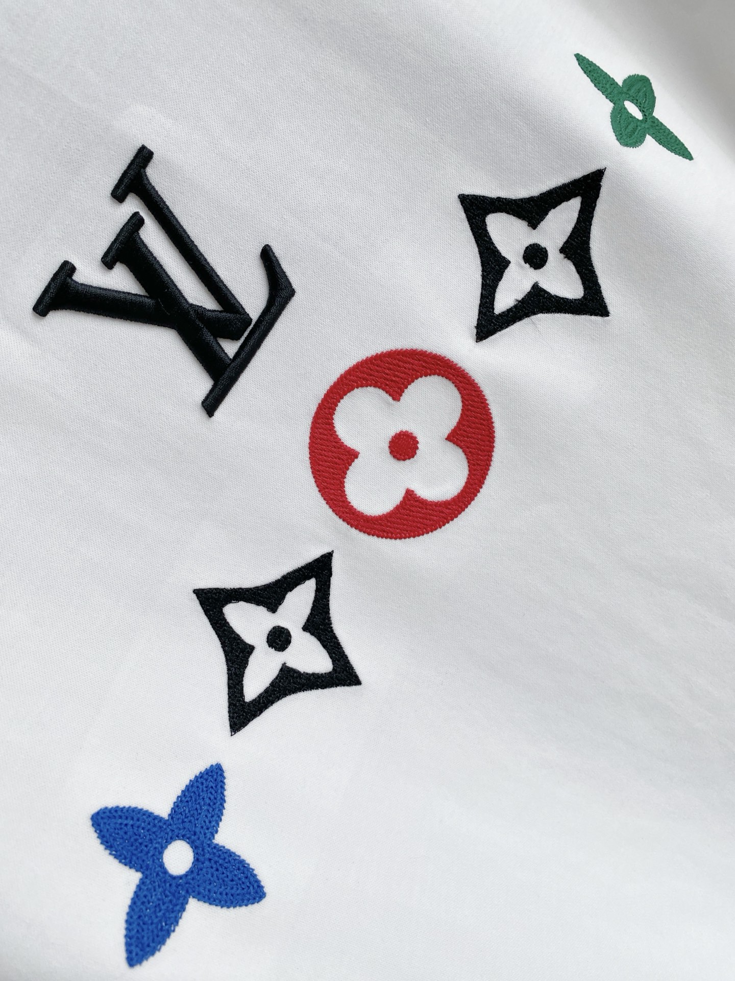 LV Color Monogram Flower Tee