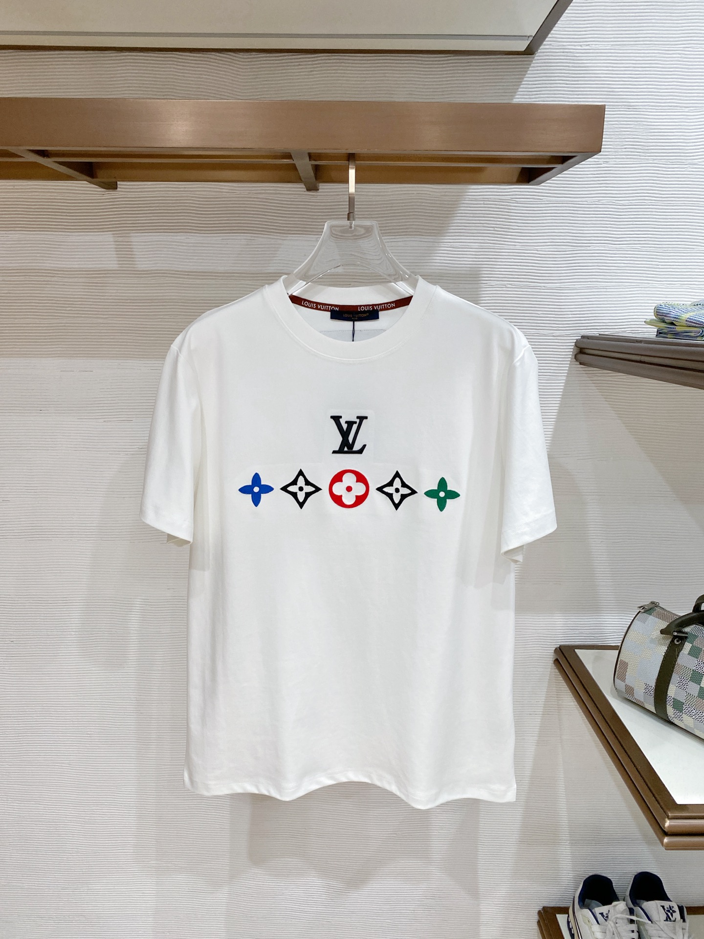 LV Color Monogram Flower Tee