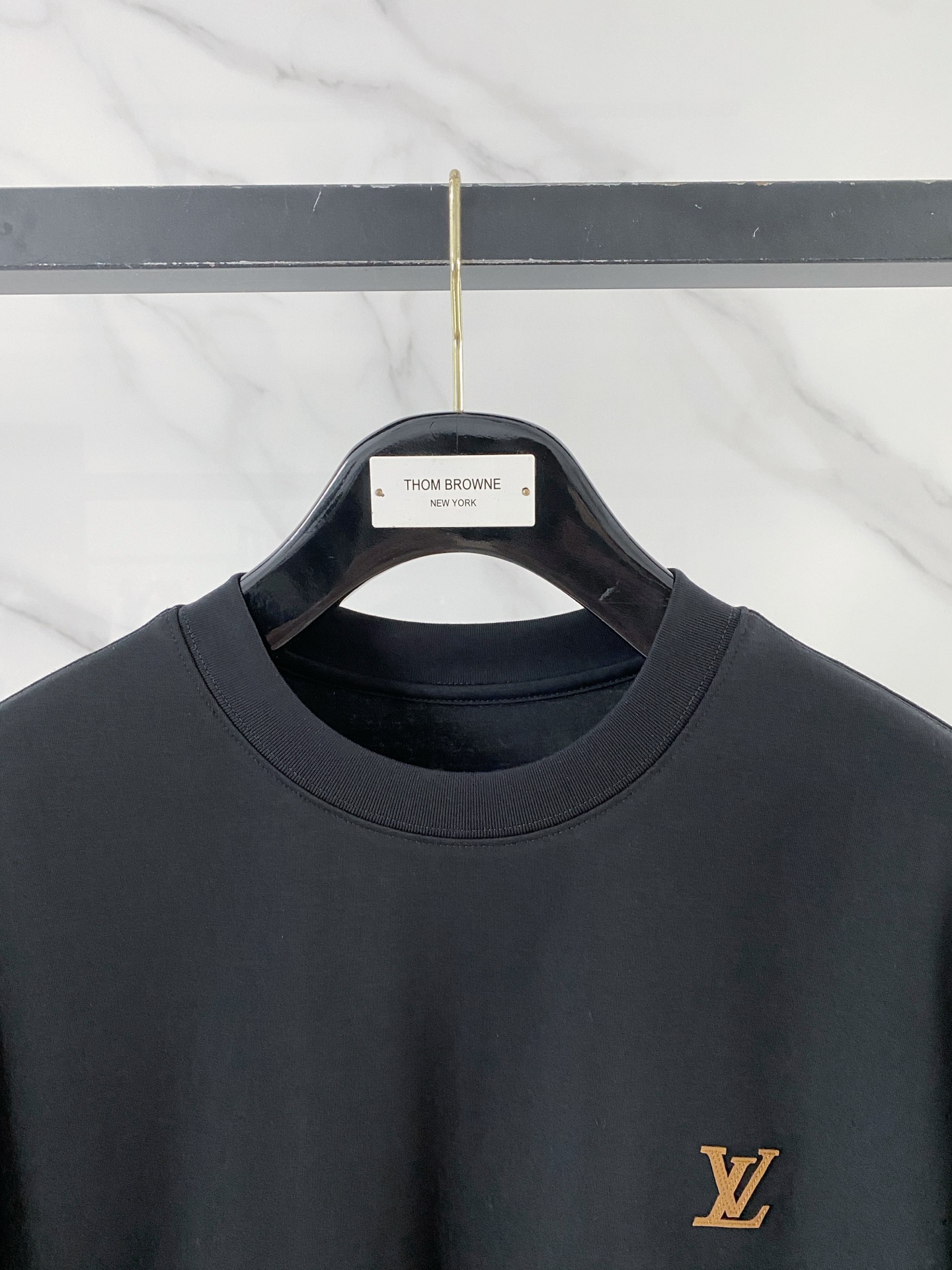 LV LV Logo Embroidery Tee