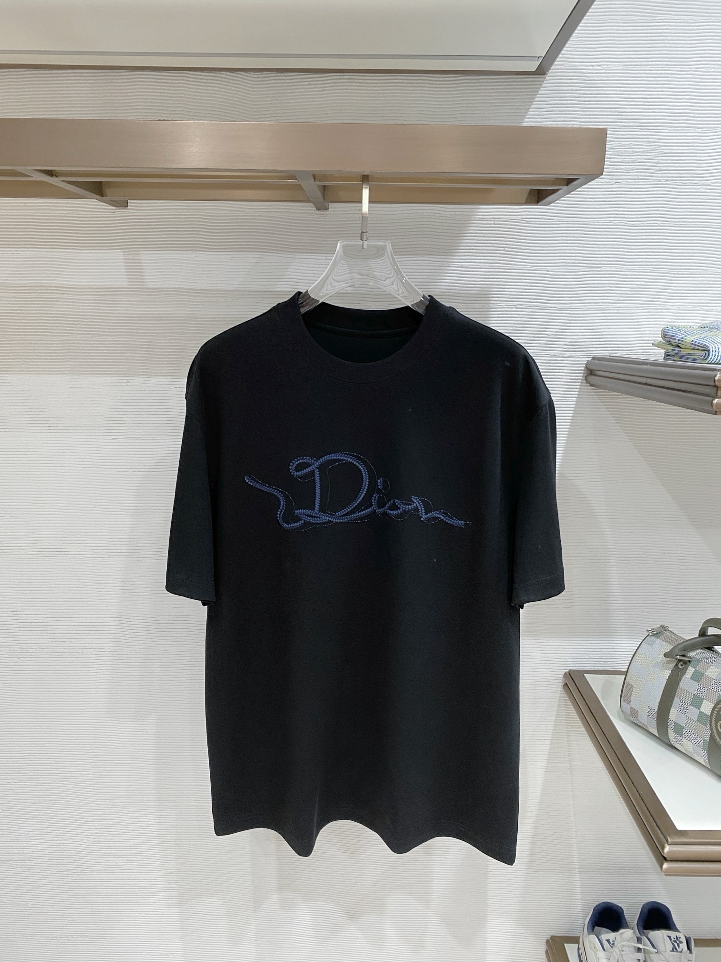 。Diro🌟精品云朵棉面料🌟2026春夏新款首发专柜最新款短袖圆领T恤 高端订制 设计前卫时尚！品牌lo