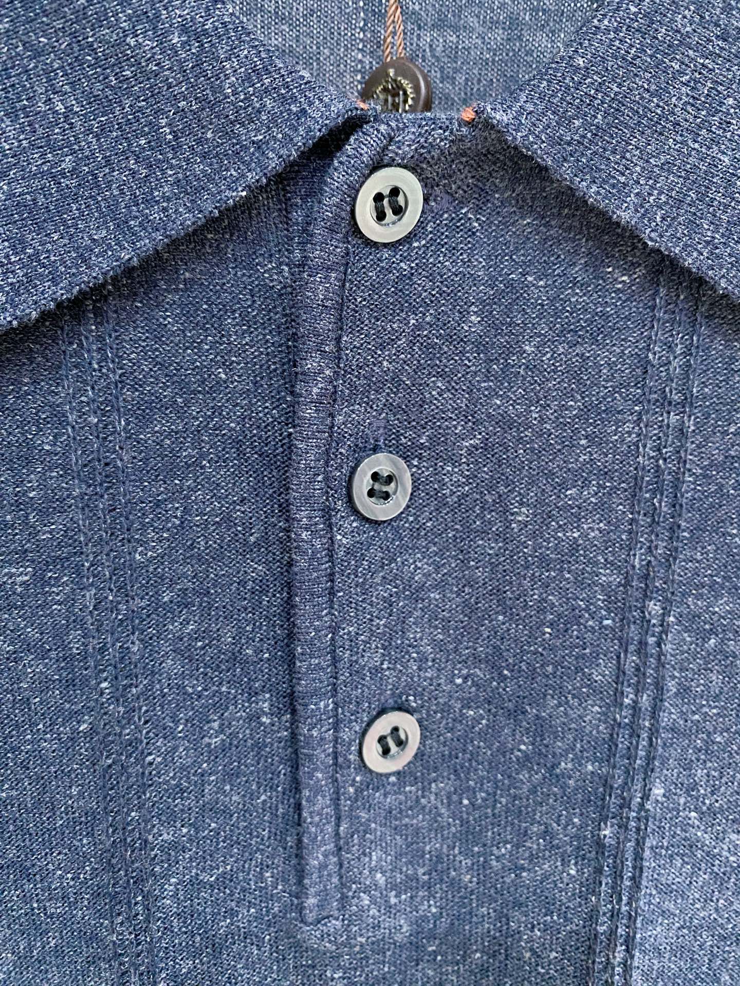 Loro Piana 26爆款春夏新品 男士亚麻针织POLO衫T恤 码数：M-3XL（48-56） 颜色：藏青 型号：