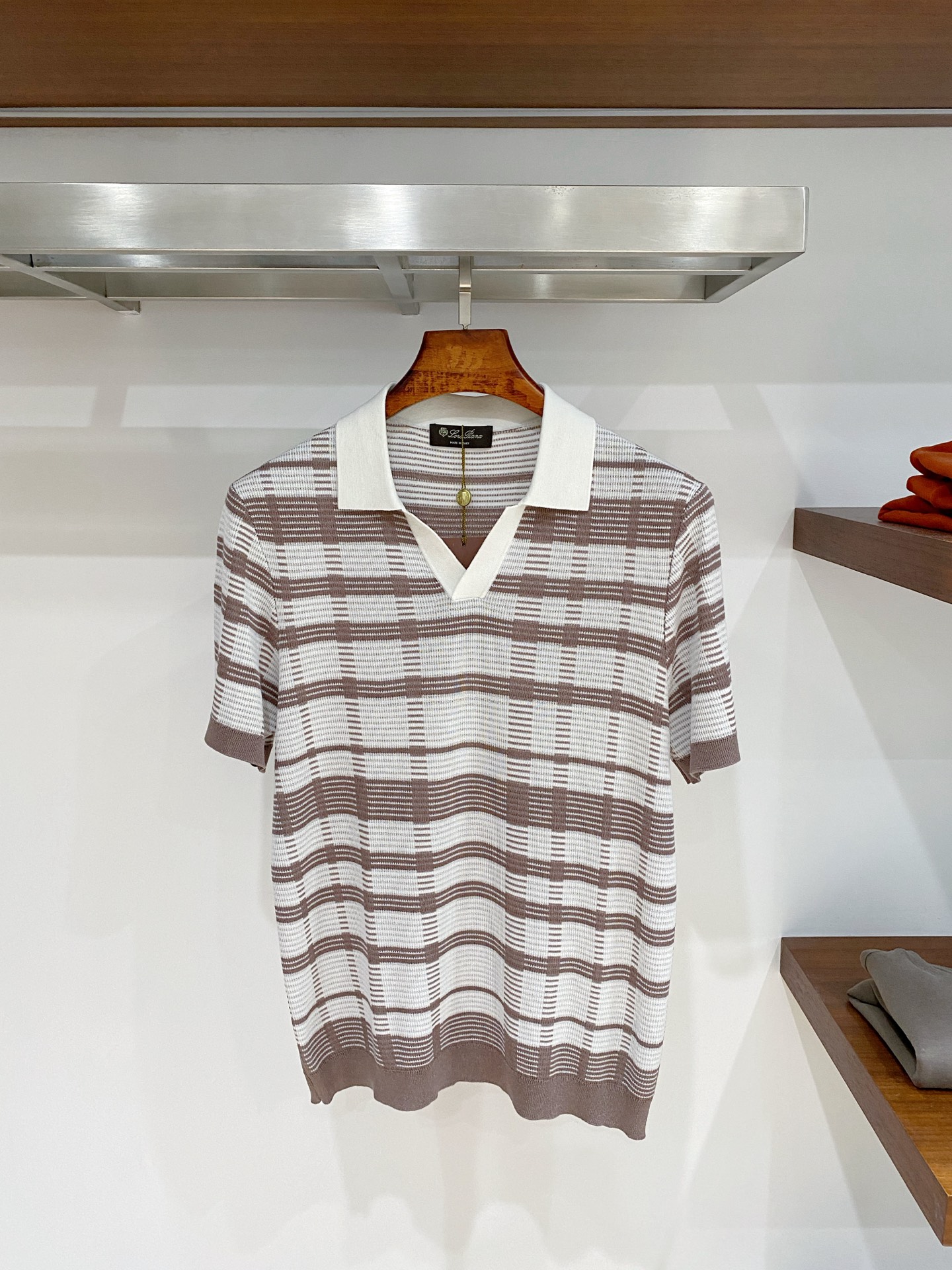 로로피아나 남성 반팔 115121 Loro Piana T Shirt