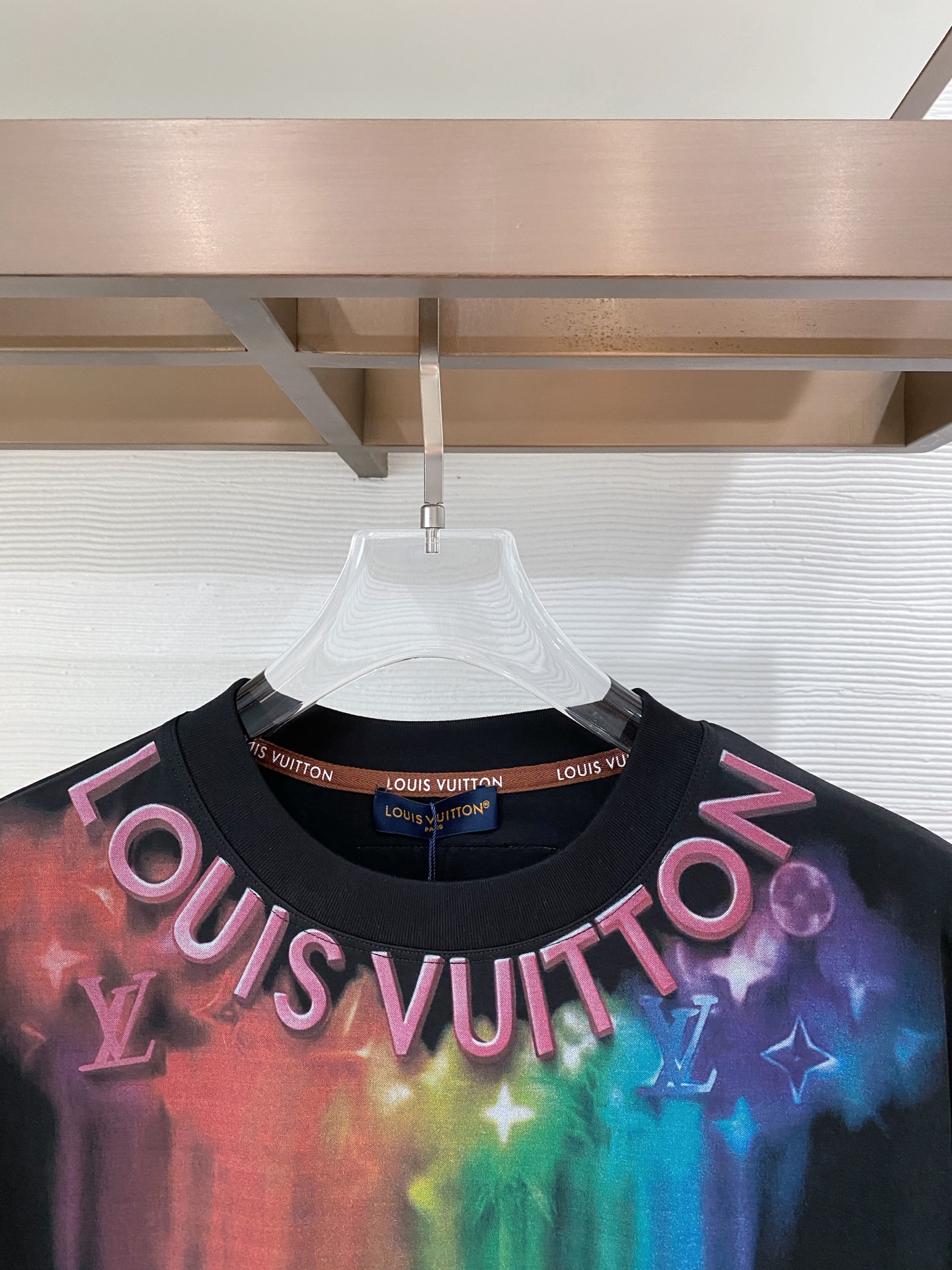 LV Rainbow Drip Letter Tee
