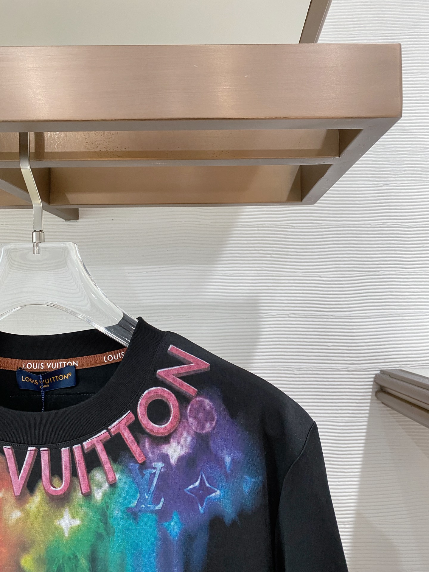 LV Rainbow Drip Letter Tee