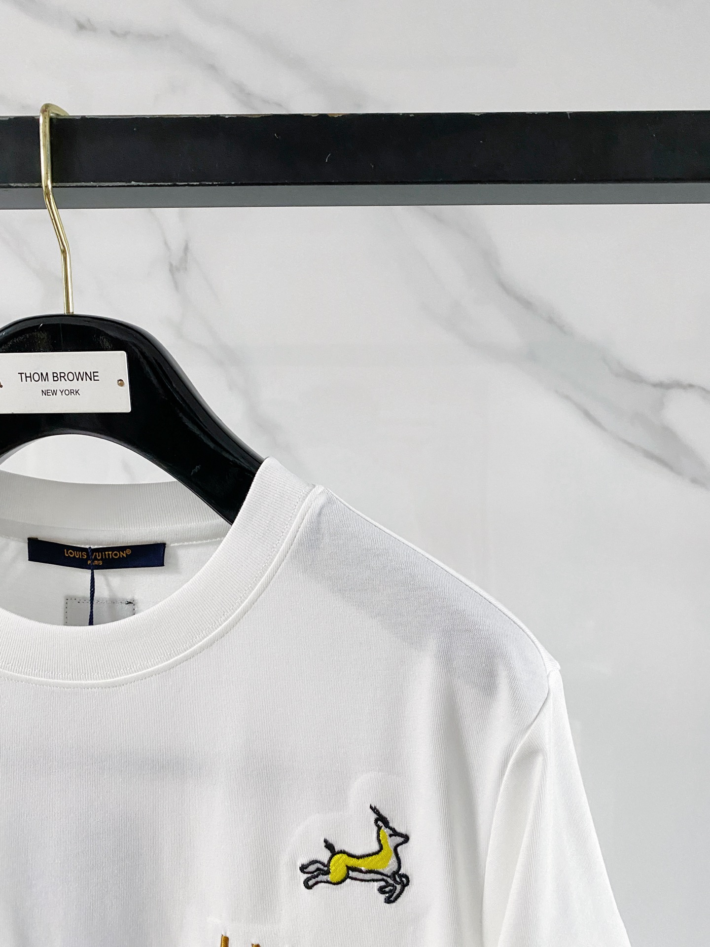 LV Safari Animal Embroidery Tee