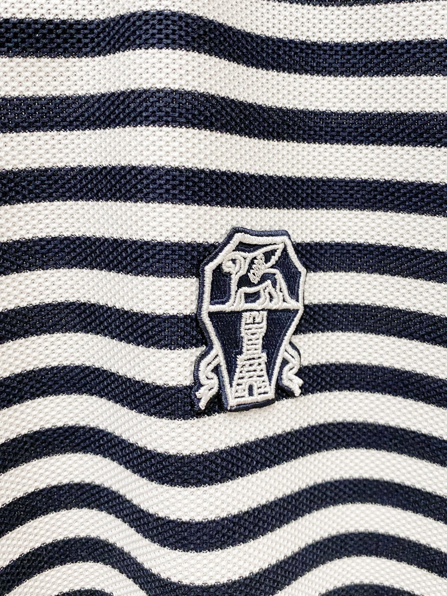 Brunello Cucinelli、2026新品短袖T恤，帅气时尚，胸前精致刺绣图案logo，简约百搭