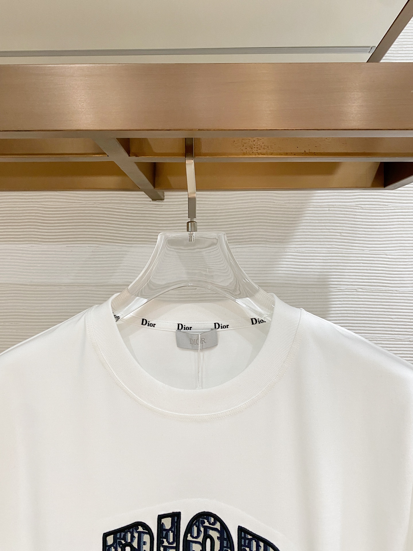 Dior Oblique Logo Short Sleeve T-Shirt