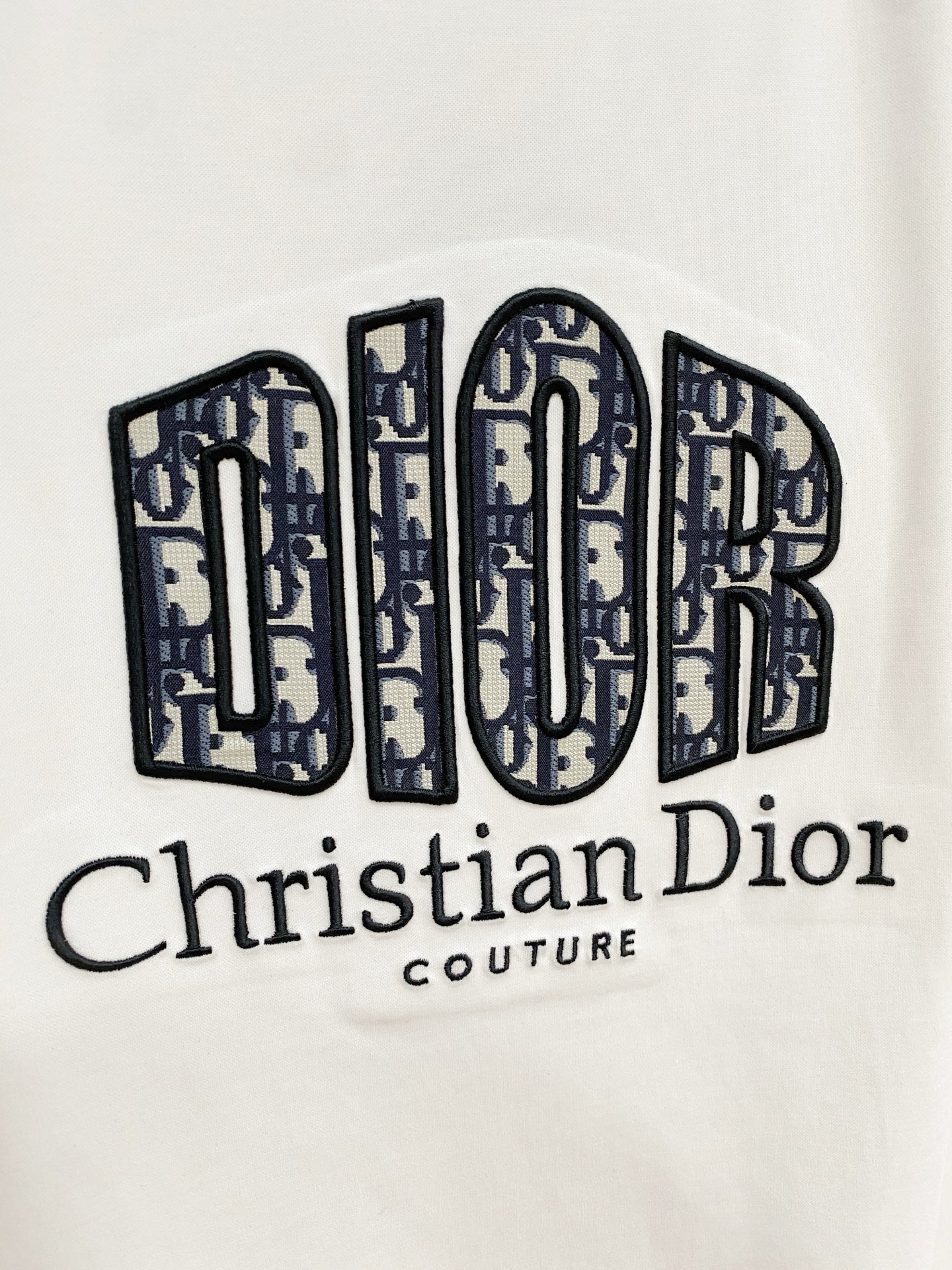 Dior Oblique Logo Short Sleeve T-Shirt