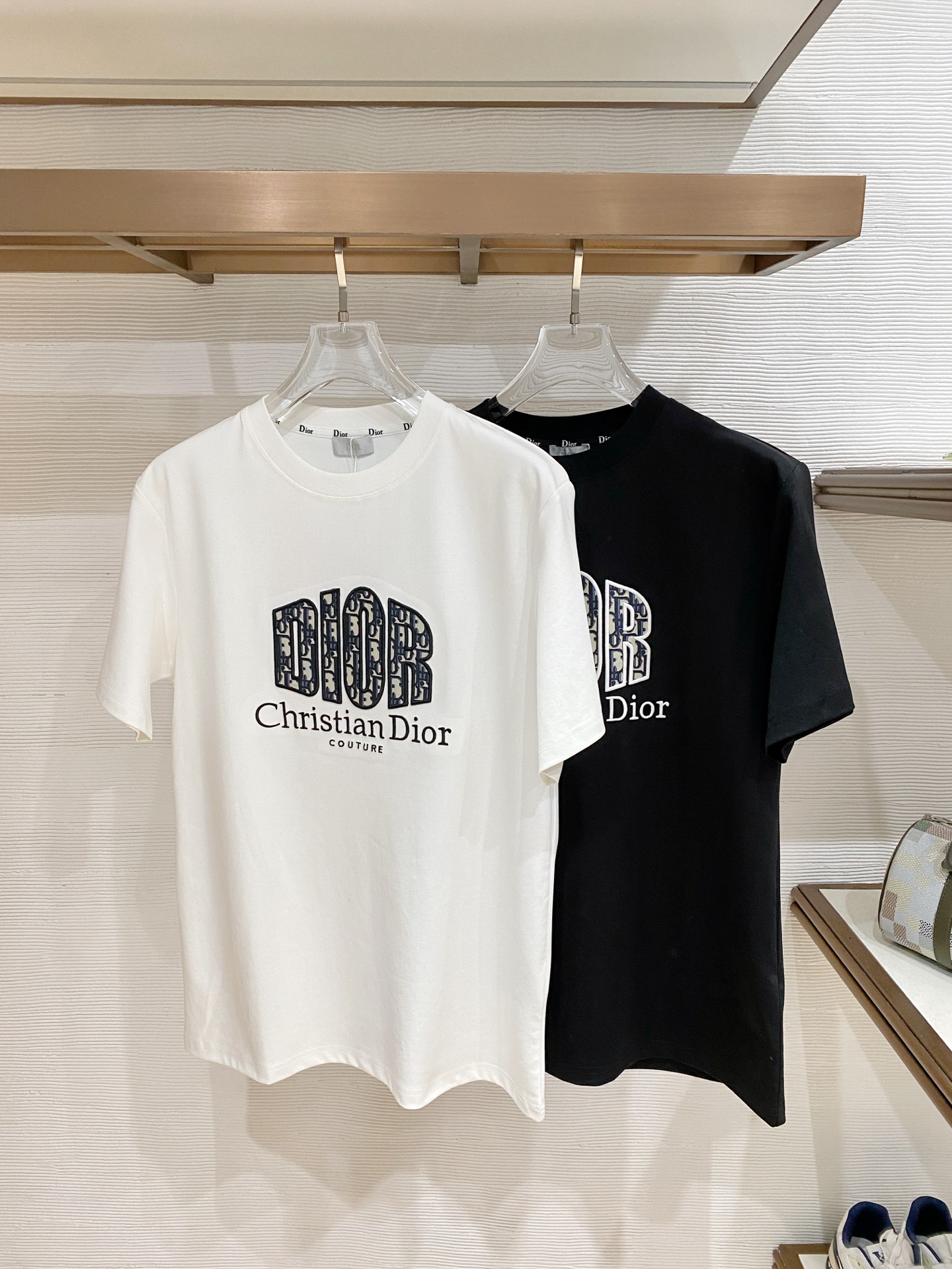 Dior Oblique Logo Short Sleeve T-Shirt